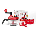 The Crank Chop Food Chopper and Processor XL, The Best Vegetable Chopper for Homemade Salsa and Dicing Ingredients Pe...