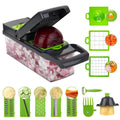 Vegetable Chopper, Pro Onion Chopper, Multifunctional 14 in 1 Food Chopper, Kitchen Vegetable Slicer Dicer Cutter,Veg...