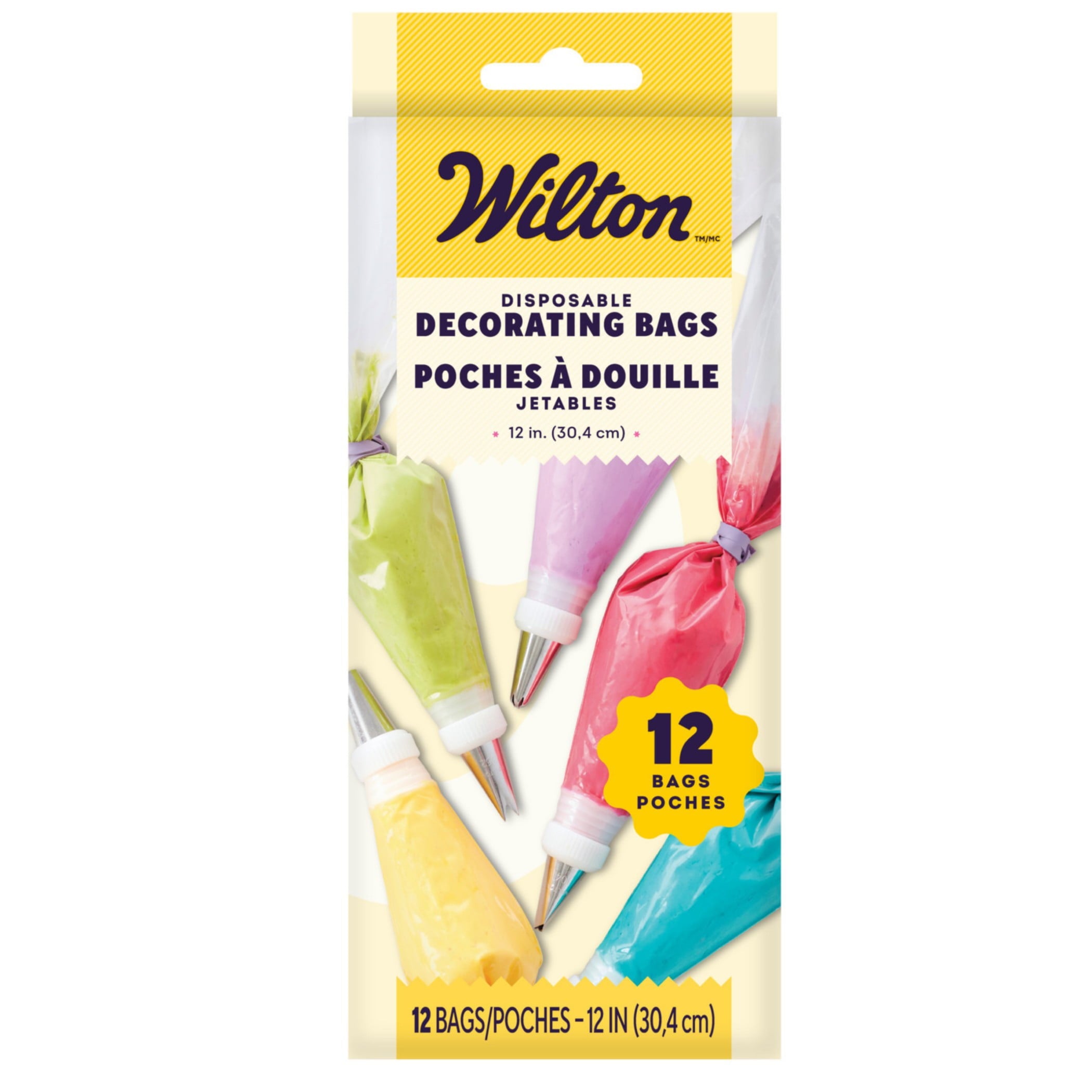 12-Inch Disposable Decorating Bags, 12-Count