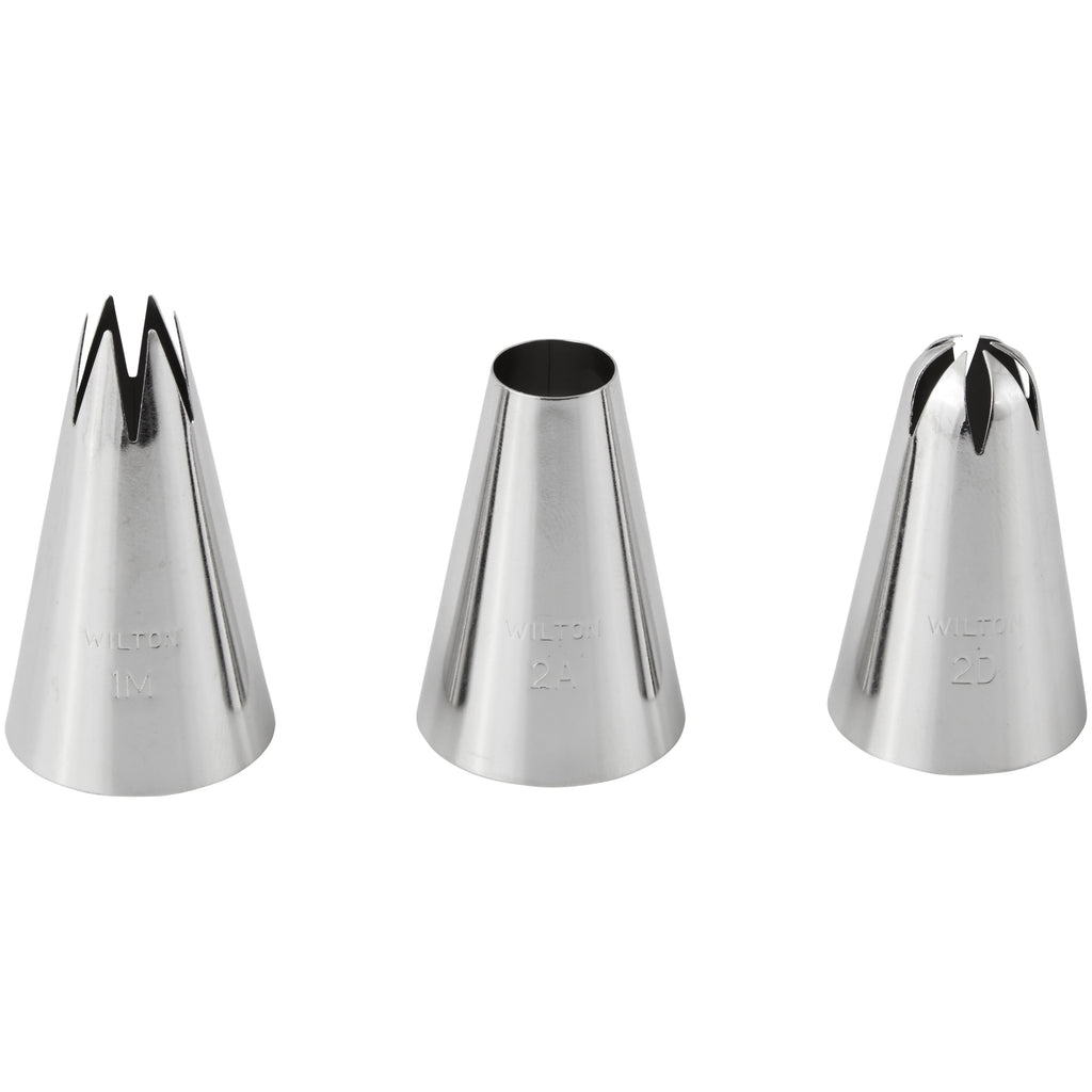 Extra Large Decorating Tip Set, 3-Piece