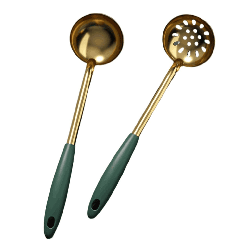 Wok Spatula Shovel Spoon Cooking Kitchen Tools Wok Ladle Skimmer Spoon Cooking Tools Utensil Set