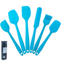 Culinary Couture 6-Piece Stainless Steel & Silicone Kitchen Utensils Set, Silicone Cooking Utensils, Heat Resistant K...