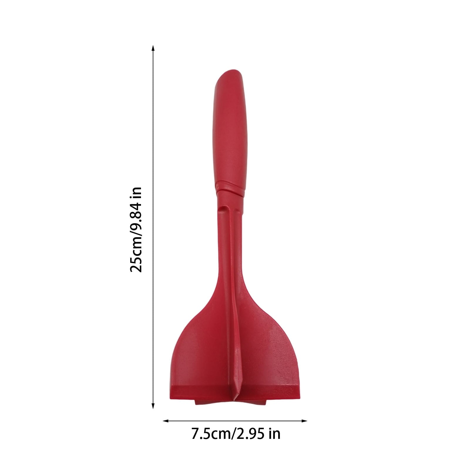 Heavy Duty Meat Chopper Tool with Non-Slip Grip Kitchen Ground Beef Masher Food Prep Scraper for Hamburger Patty Making - Image 3