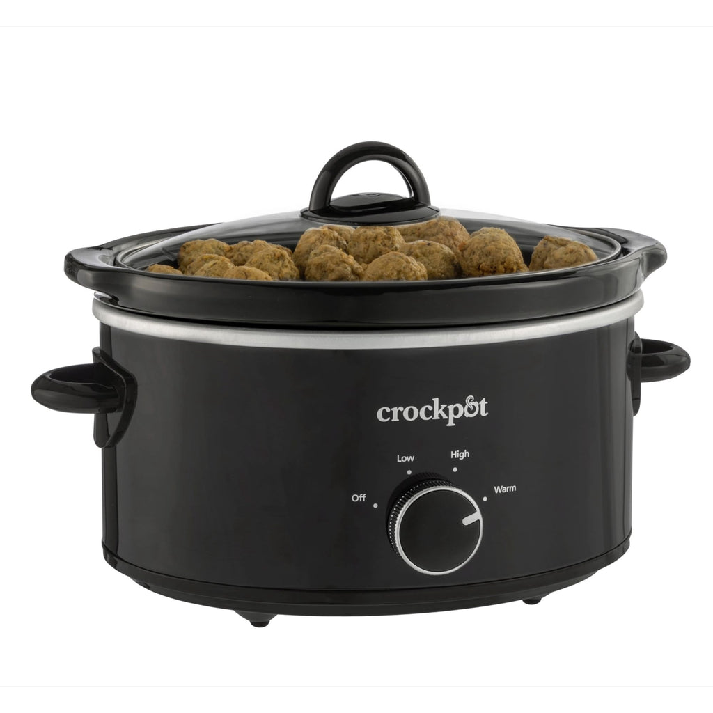 Crockpot 4-Quart Classic Slow Cooker, Black - Image 2