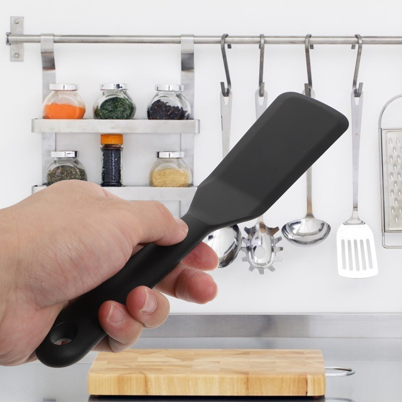 FUEENIRVA Mini Cooking Utensils Silicone Nonstick Safe Family Restaurant Use 2Pcs - Image 5
