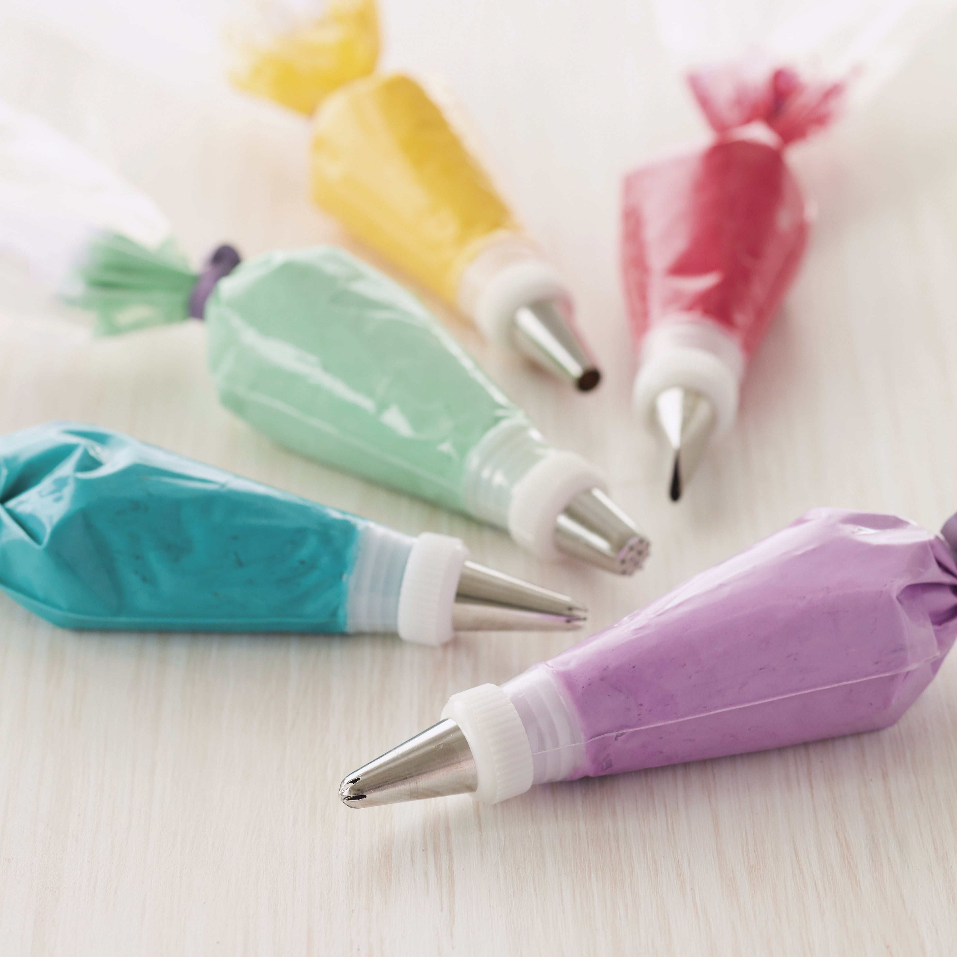 Decorating Coupler Set, 4-Count, Plastic, White - Image 4