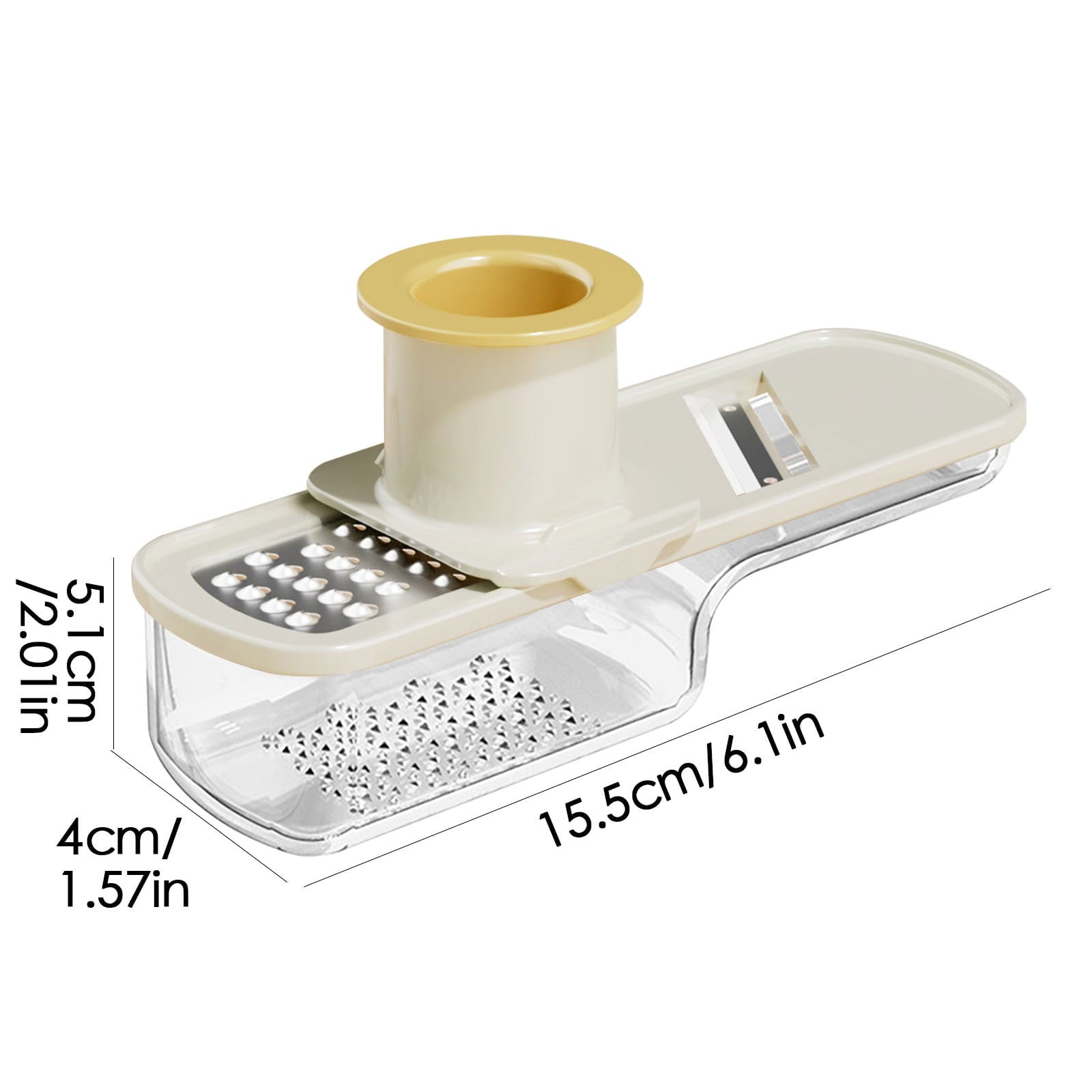 Stainless Steel Hand Grinder - 3-in-1 Rotary Mincer, Effortless Food Prep, Rust-free Kitchen Tool for Ginger Garlic a... - Image 2