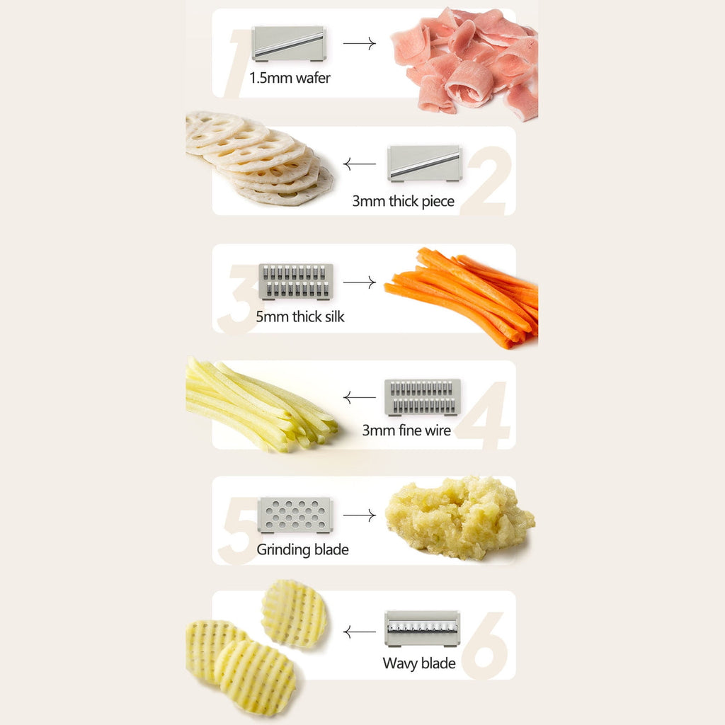 Kitchen Gadgets for Easy Cooking Shredded Radish Julienne Slicer Food Prep Tool Ergonomic Design with Non-Slip Cover ... - Image 5