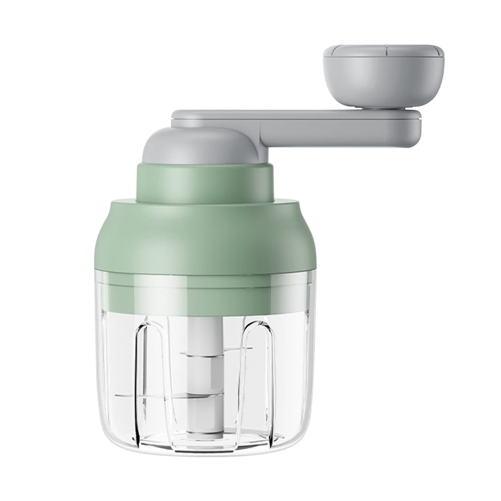 SouMaox Manual Food Chopper, Efficient Kitchen Prep Tool, Durable Stainless Steel Blades Easy Pull Cord, Good for Mincing Garlic Ginger Herb - Image 2