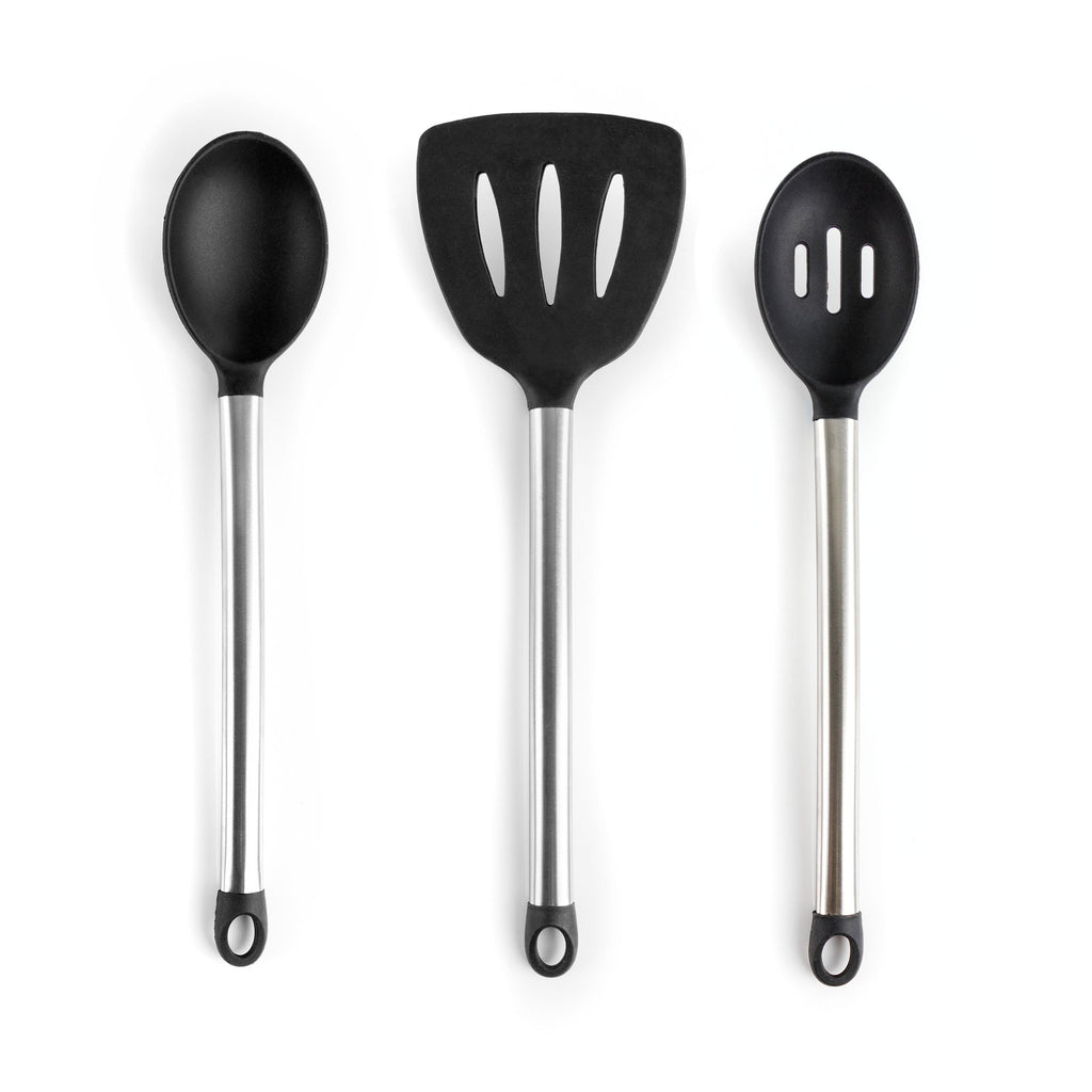 Gray 14 Piece Silicone and Stainless Steel Cooking Utensils - Image 5