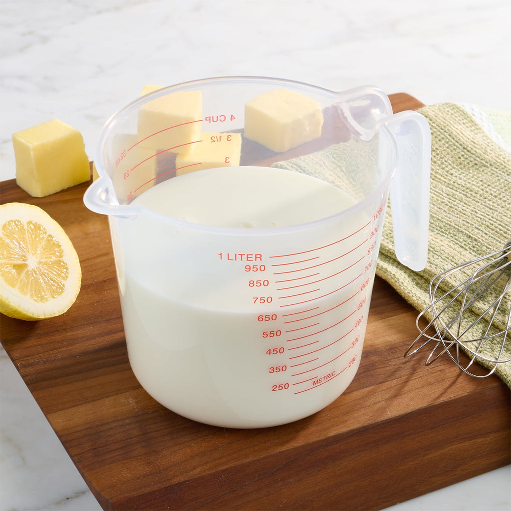 Mainstays 4 Cup PP Plastic Measuring Cup, 32 oz, Clear - Image 2