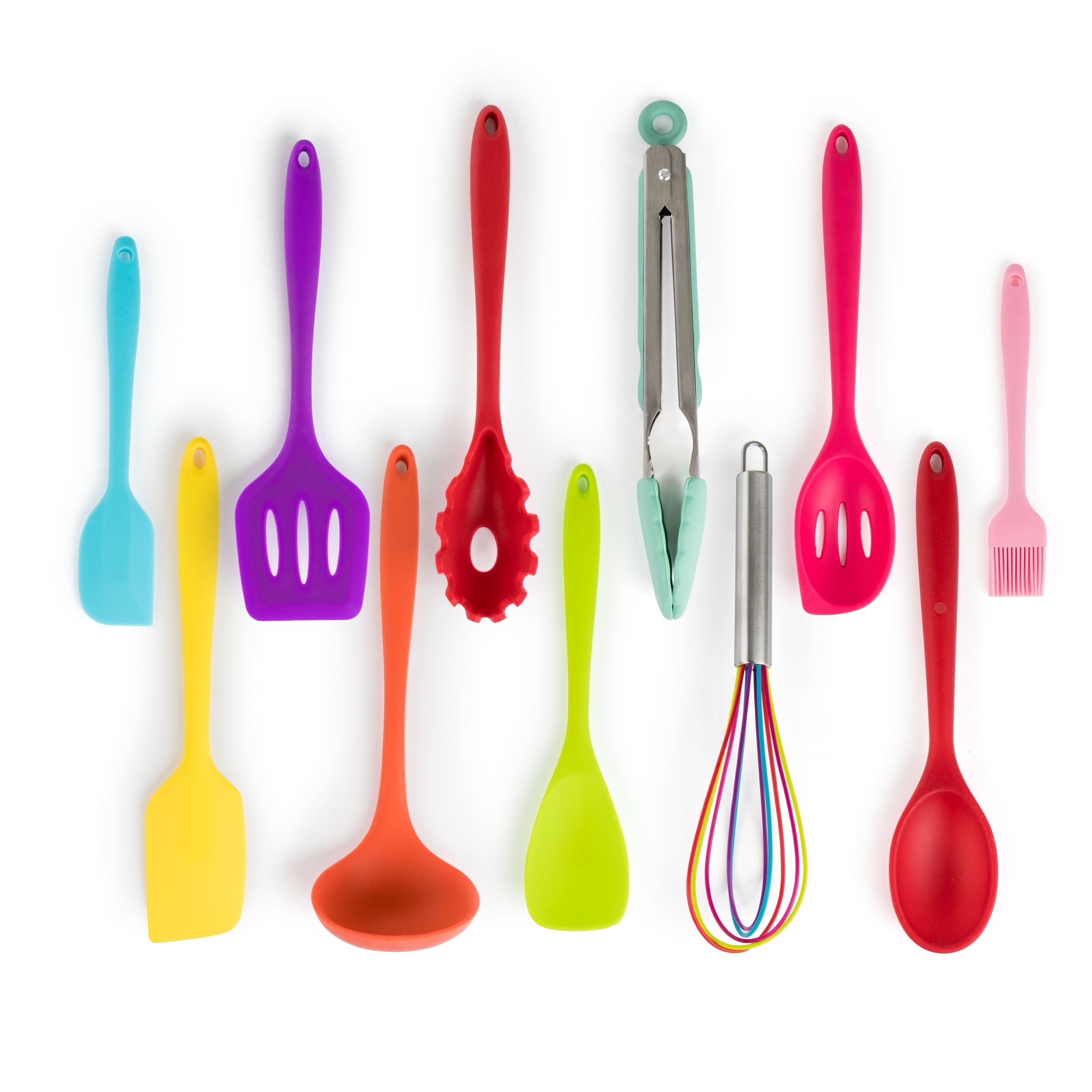 Mulit-Color 12 Piece Silicone Cooking Utensils - Image 2