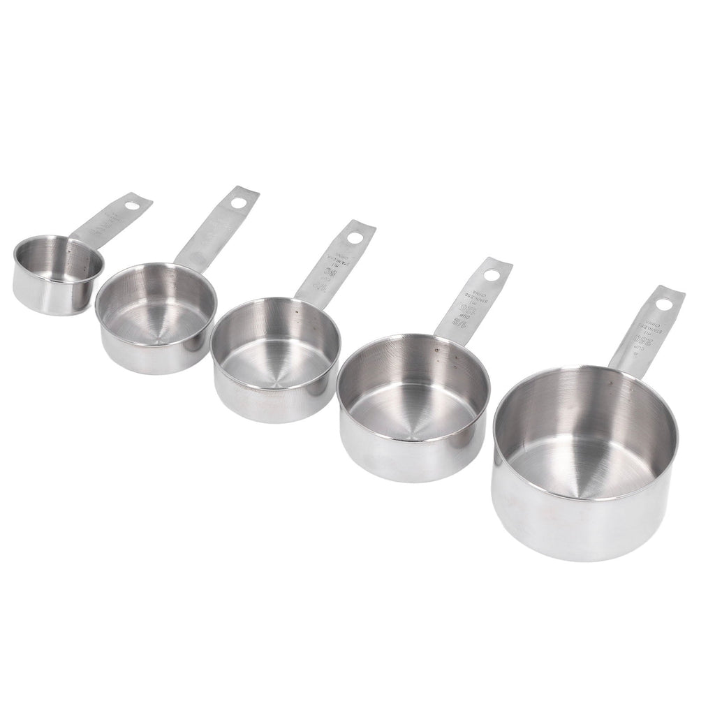 Stainless Steel Measuring Cups 5 Pack Set, Easy to Read Metal Measuring Cup With Scale Kitchen Cooking Baking Tool wi... - Image 3