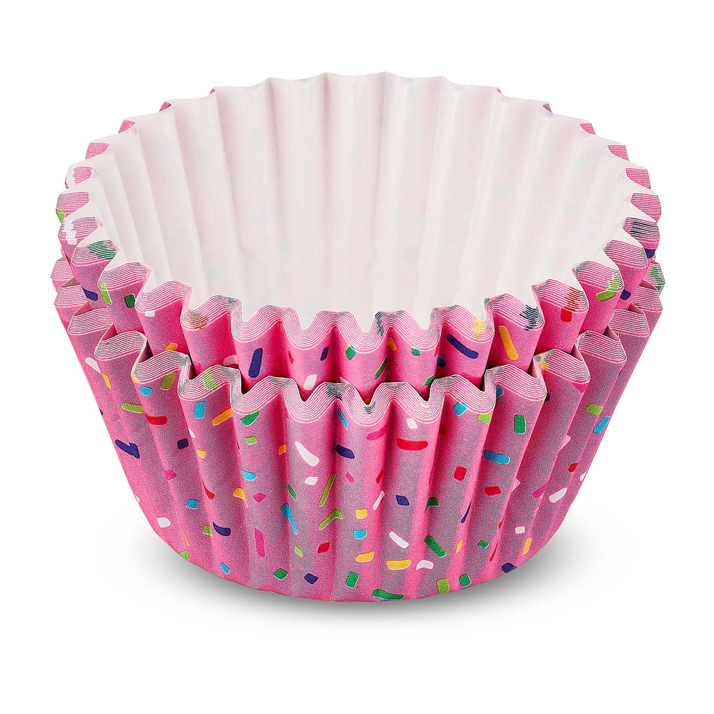 Pink Sprinkles Greaseproof Cupcake Liners, 24 Count - Image 4