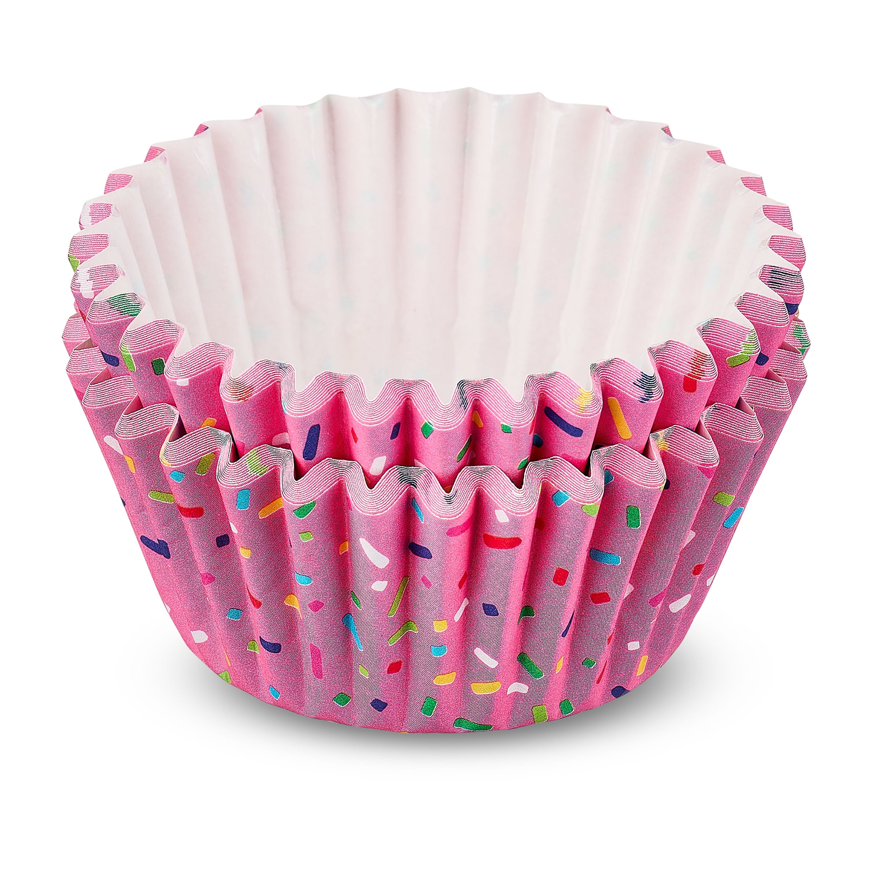 Pink Sprinkles Greaseproof Cupcake Liners, 24 Count - Image 4