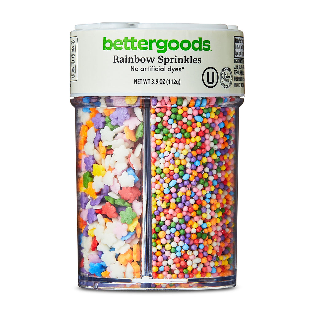4-Cell Rainbow Multicolor Sprinkles, 3.9 oz