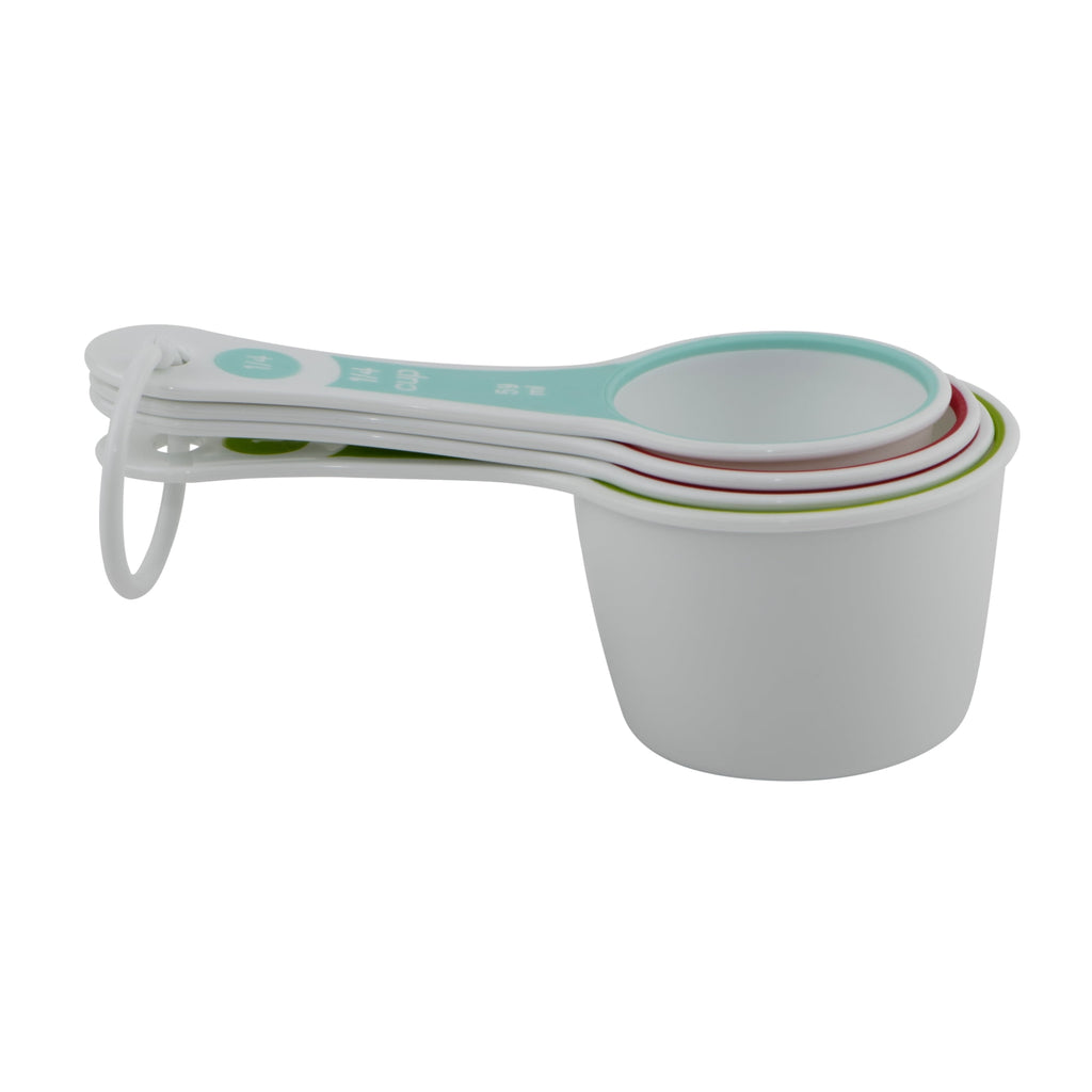PROfreshionals 4-Piece Multicolor Measuring Cup Set with Textured Grip Handles - Image 3