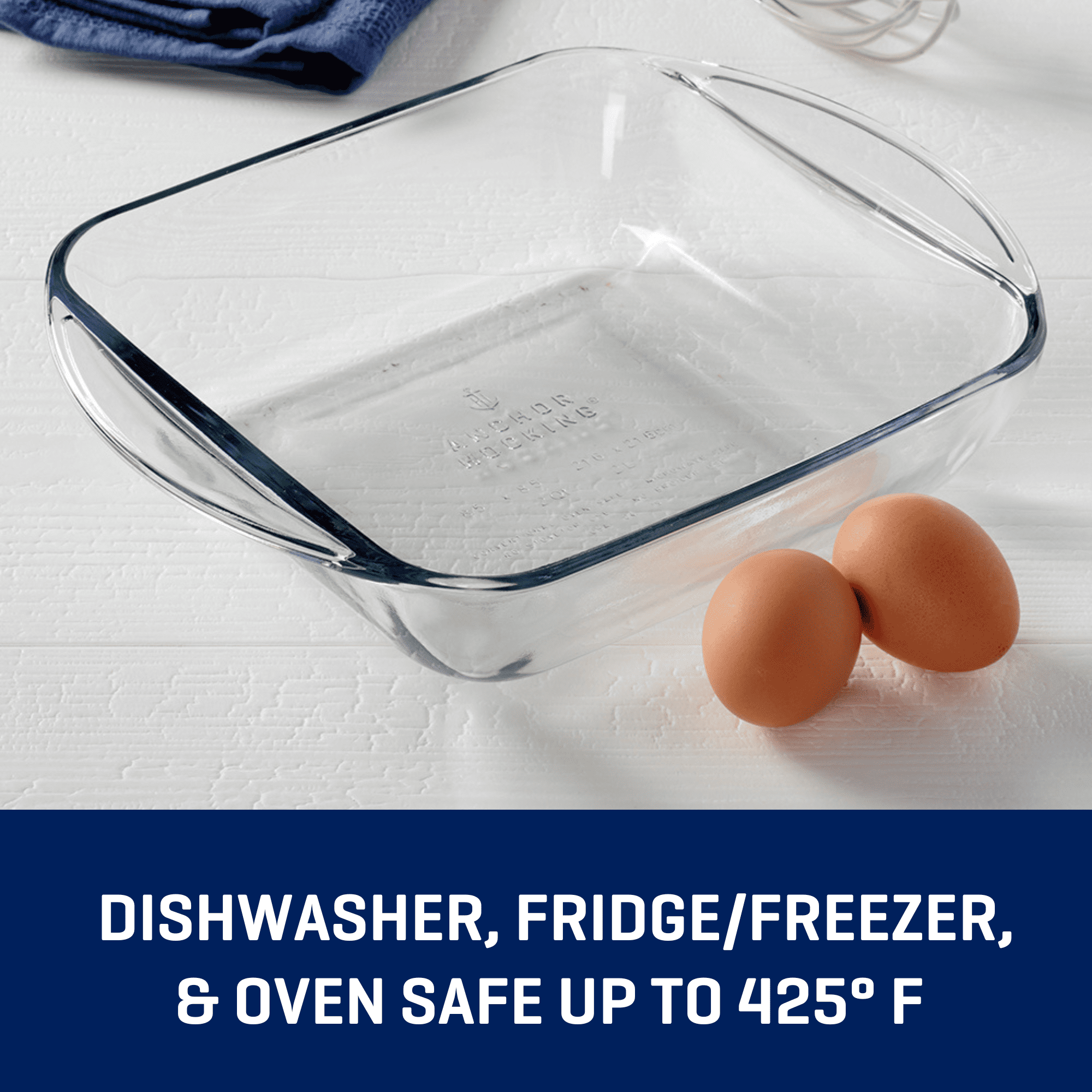 8" x 8" Glass Cake Pan - Image 6