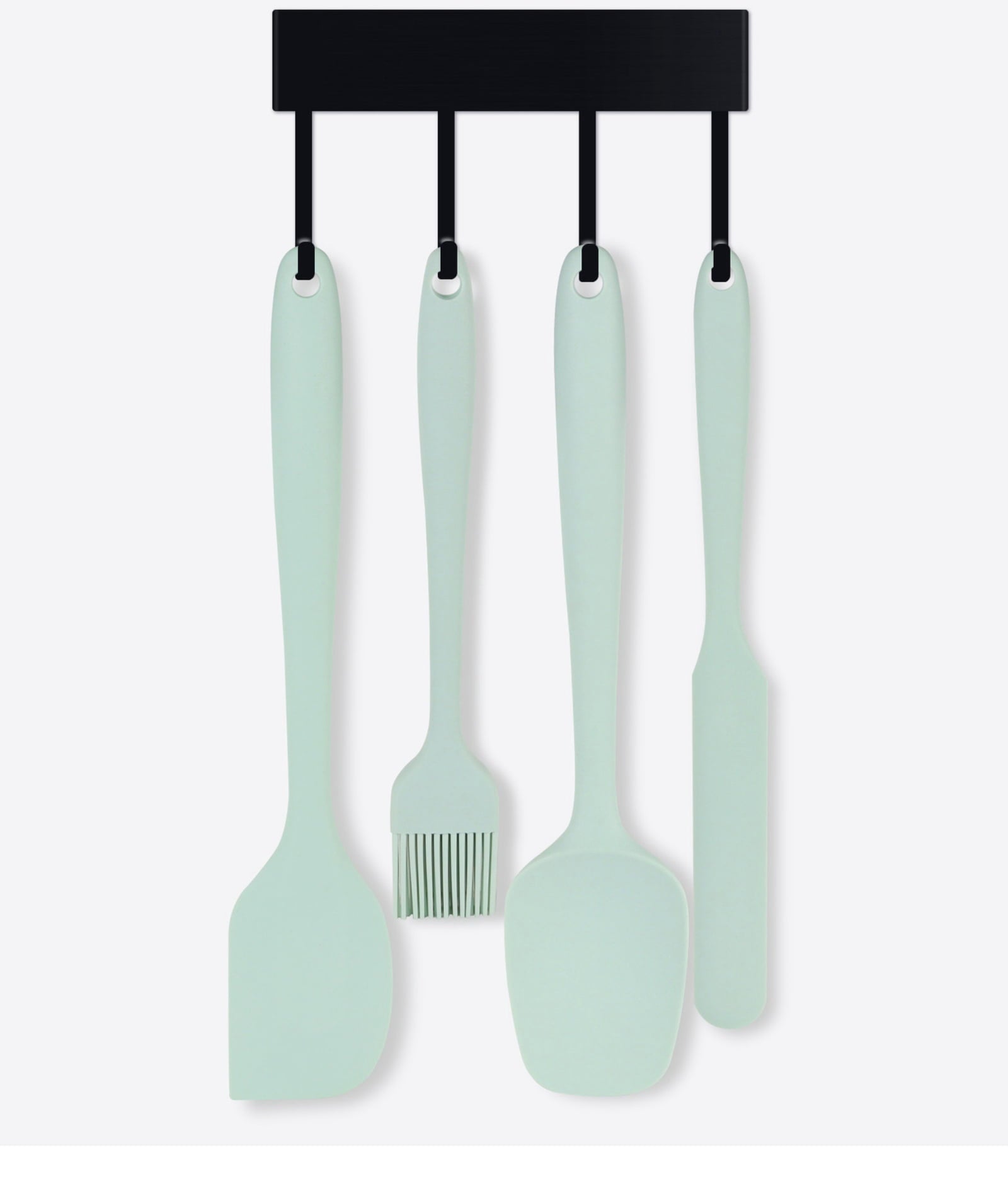 6-Piece Silicone Spatula Set Food Grade Silicone Spatulas, Heat Resistant Kitchen Utensil Kit , Seamless One Piece Design, Kitchen Utensils - Image 4