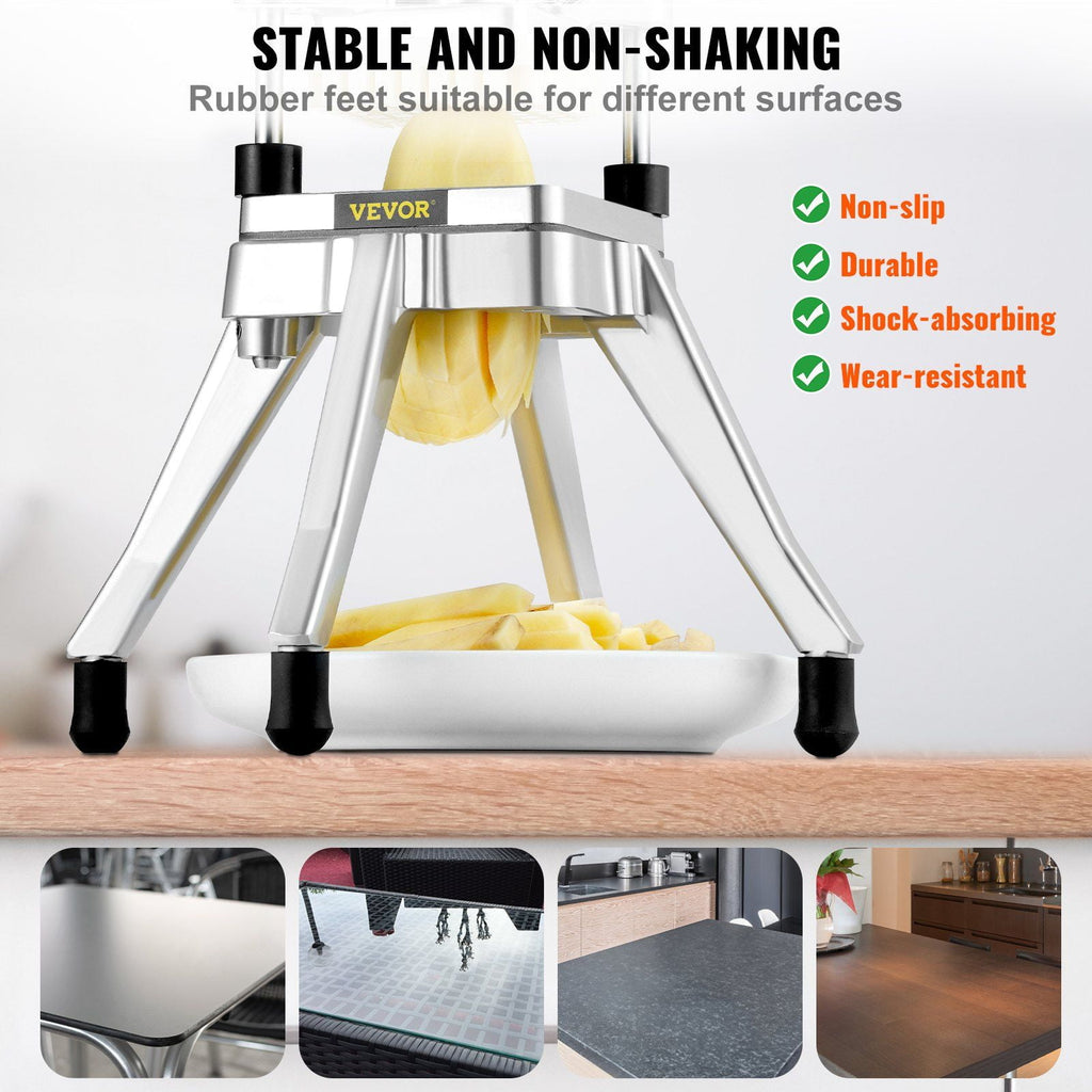Kattex Commercial Vegetable Fruit Chopper - Heavy Duty 1/4" Stainless Steel Blade, Professional Food Dicer & Onion Slicer for Tomato, Pepper - Image 5