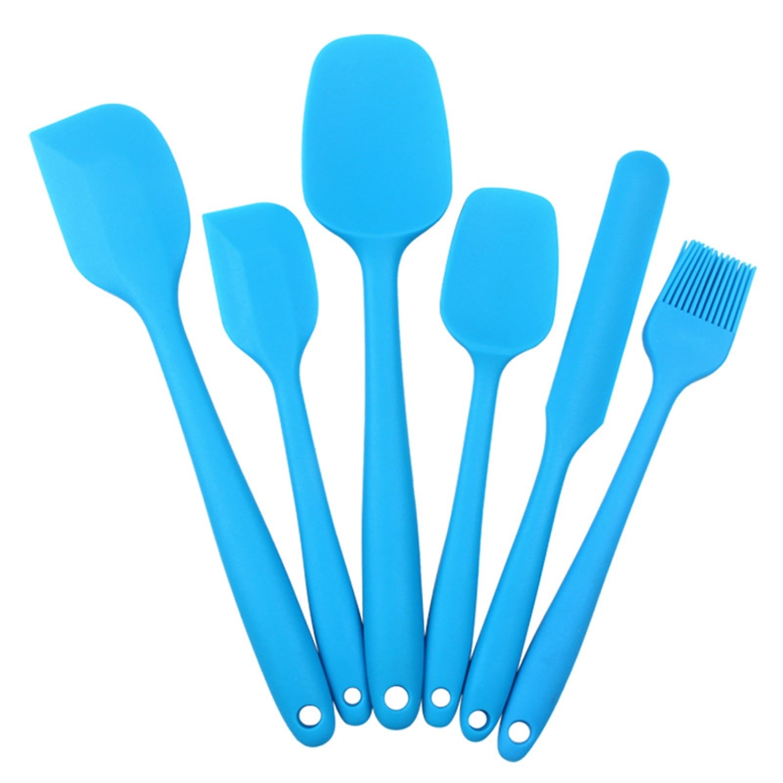 Culinary Couture 6-Piece Stainless Steel & Silicone Kitchen Utensils Set, Silicone Cooking Utensils, Heat Resistant K... - Image 2