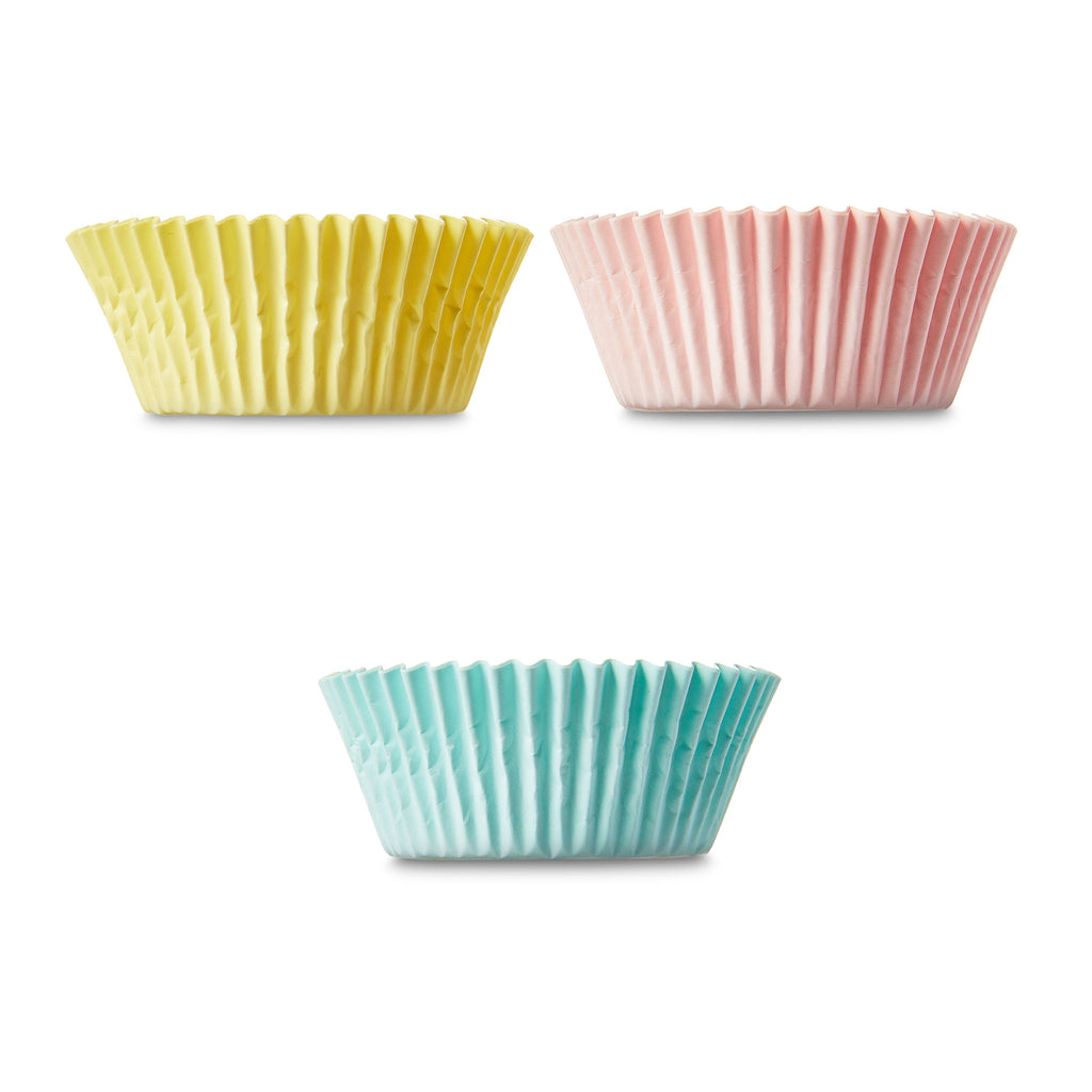 Cupcake Liners, Pink, Yellow & Blue, 96 Count - Image 3