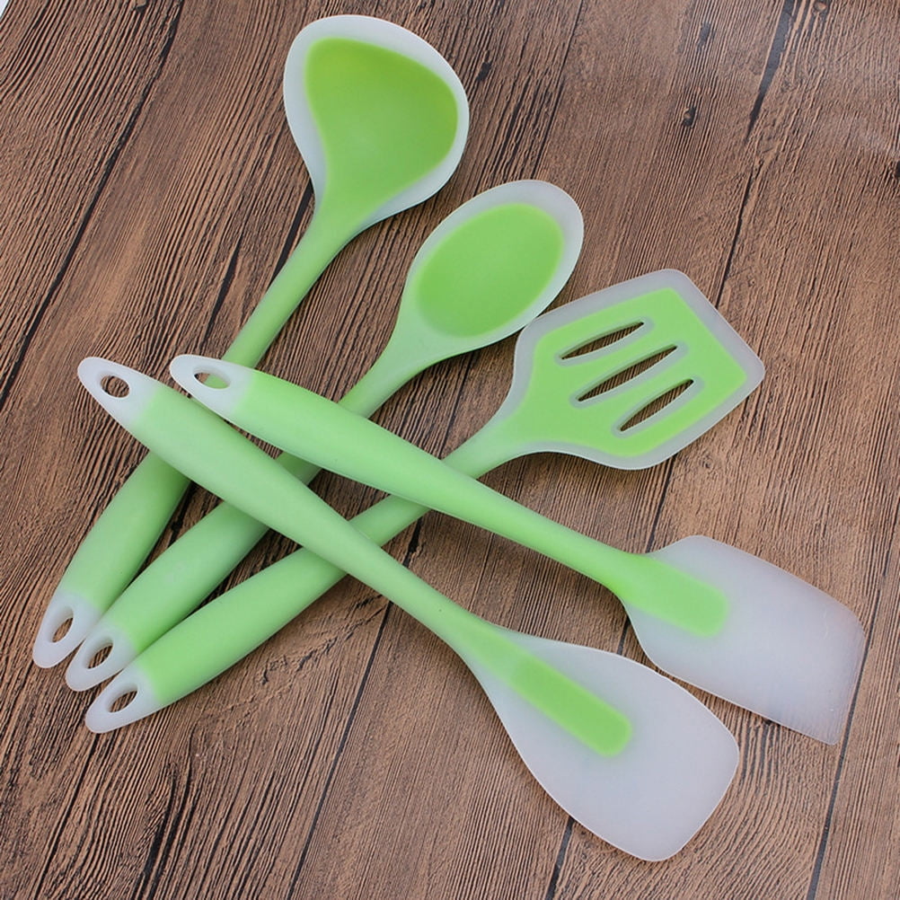 5Pcs Heat-Resistant Non-Stick Flexible Silicone Utensil Set for Cooking Kitchen Gadgets Home Cooks - Image 6