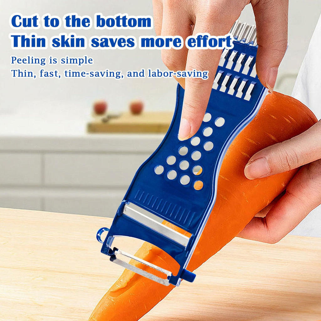 Vegetable Slicer and Mandoline Grater, Multi-functional Food Chopper with Adjustable Stainless Steel Blades, Professional Kitchen Tool for S - Image 4