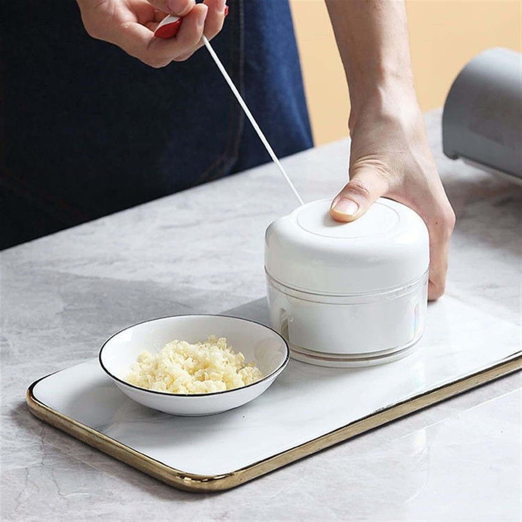 Efficient Manual Food Chopper and Mincer for Garlic Onion and Meat Kitchen Prep Tool - Image 5