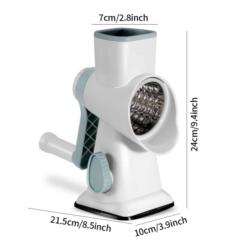 Manual Rotary Food Processors Multipurpose Slicers Dicer Grater Durable Plastic Kitchen Tool For Quick Meal Preps - Image 3