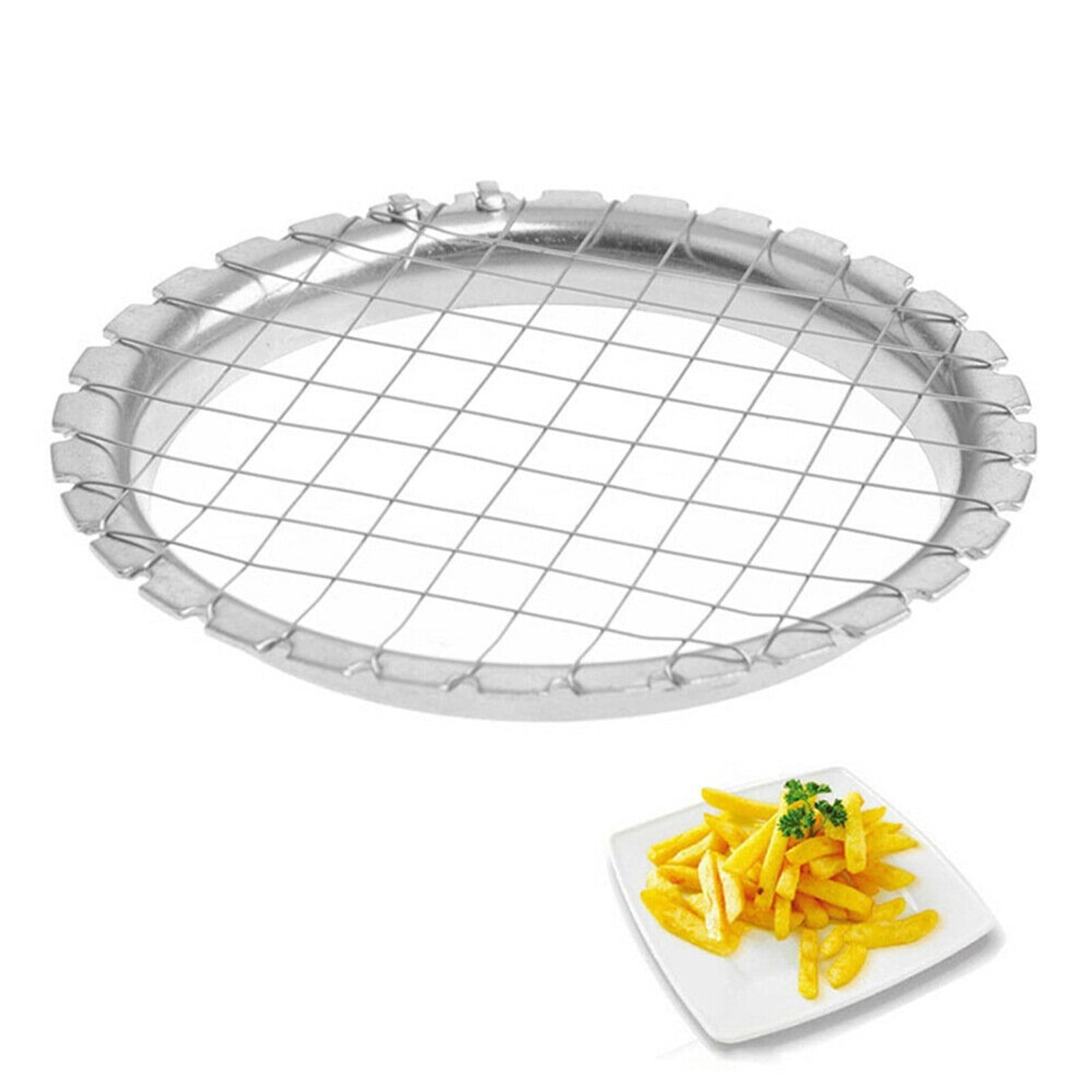Potato Slicer and Masher | Hand Press Vegetable Cutter for Potatoes, Carrots, Mushrooms | Stainless Steel Kitchen Too... - Image 5