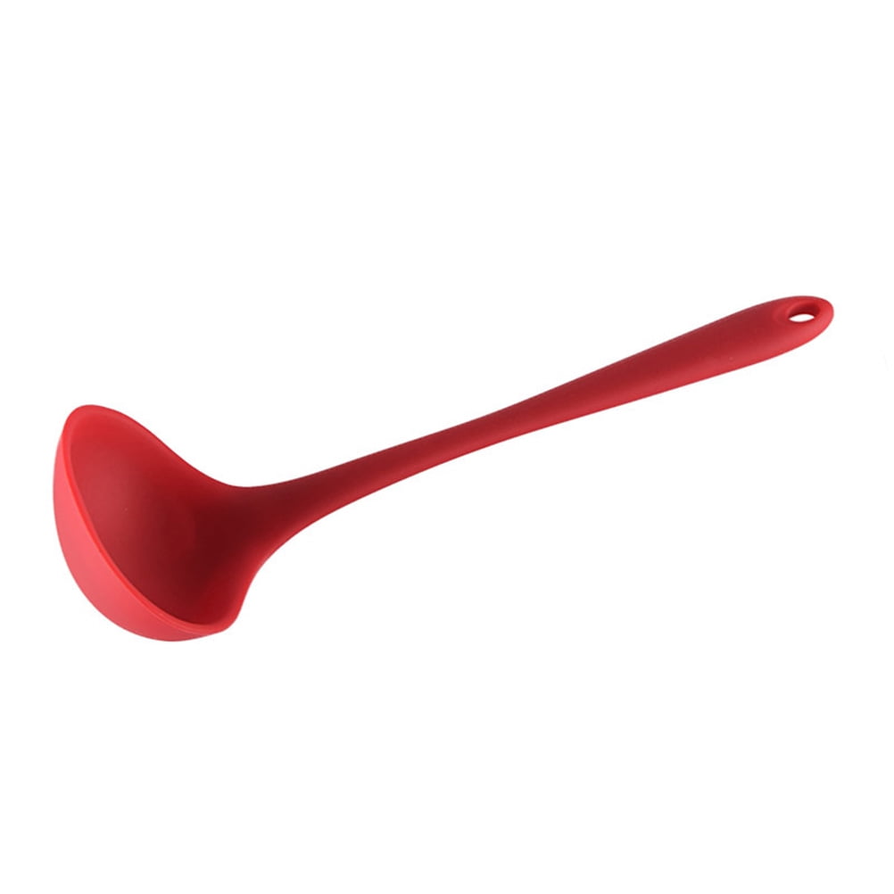 Raindrops 3Pcs Cooking Utensils Set Red Silicone Non Stick Heat Resistant Kitchenware Kit - Image 6