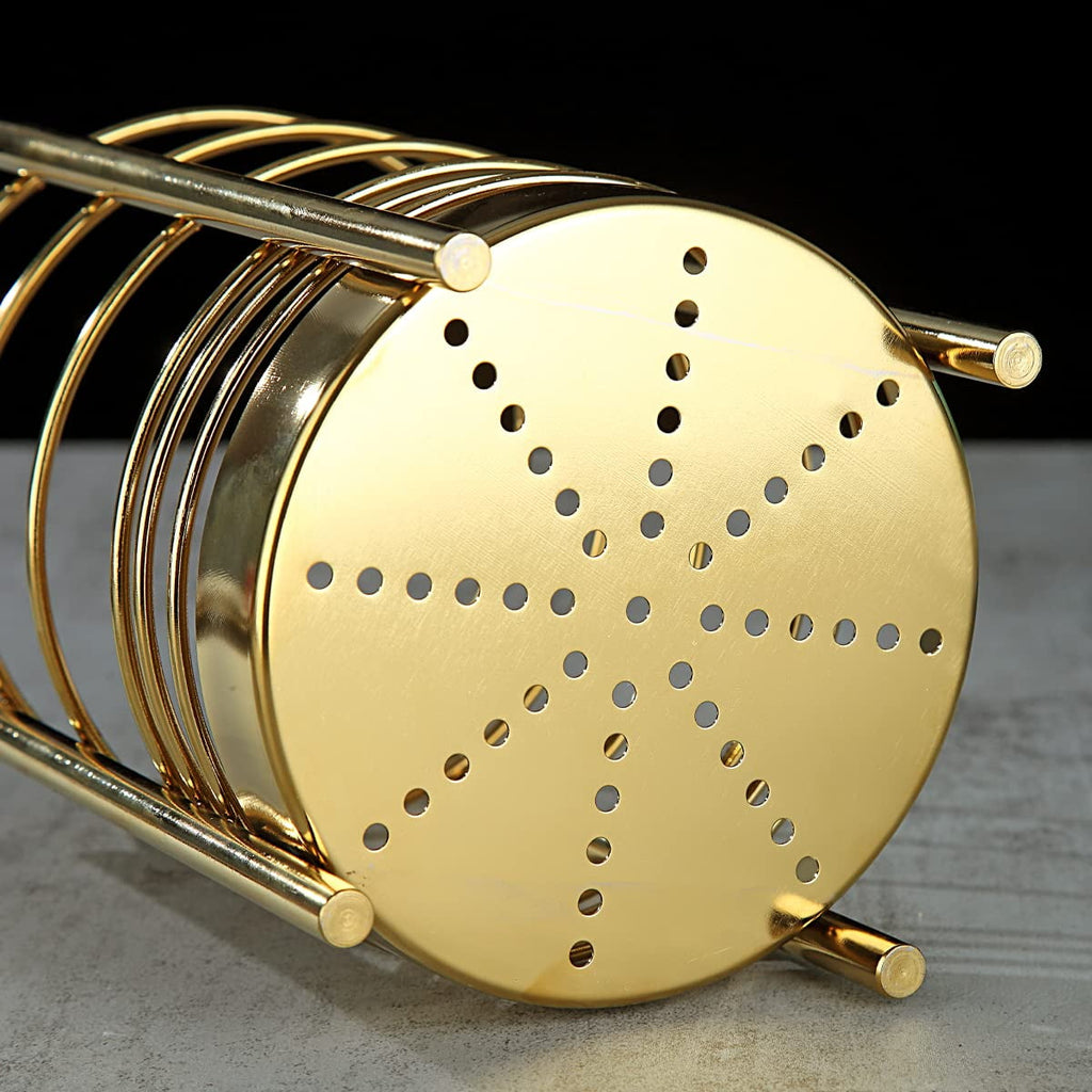 Gold 38 Pieces Silicone Kitchen Utensils Set With Sturdy Stainless Steel Utensil Holder - Image 3