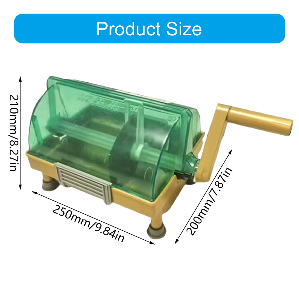 Nonrust Steel Herb Choppers Manual Crank Design for Fast Food Preparation - Image 5