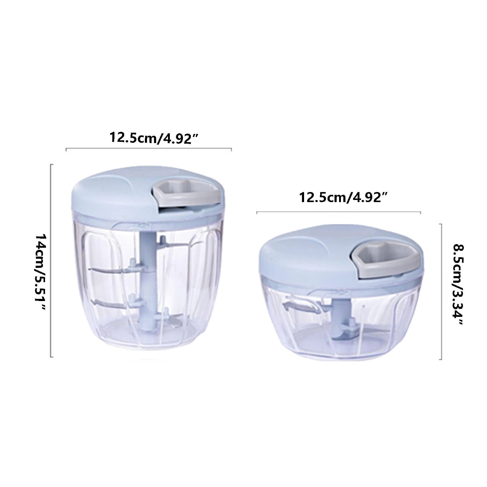 Manual Food Chopper, Vegetable Cutter, Chopper Hand String Vegetable Chopper, Onions Cutter for Vegetable Fruits for ... - Image 2