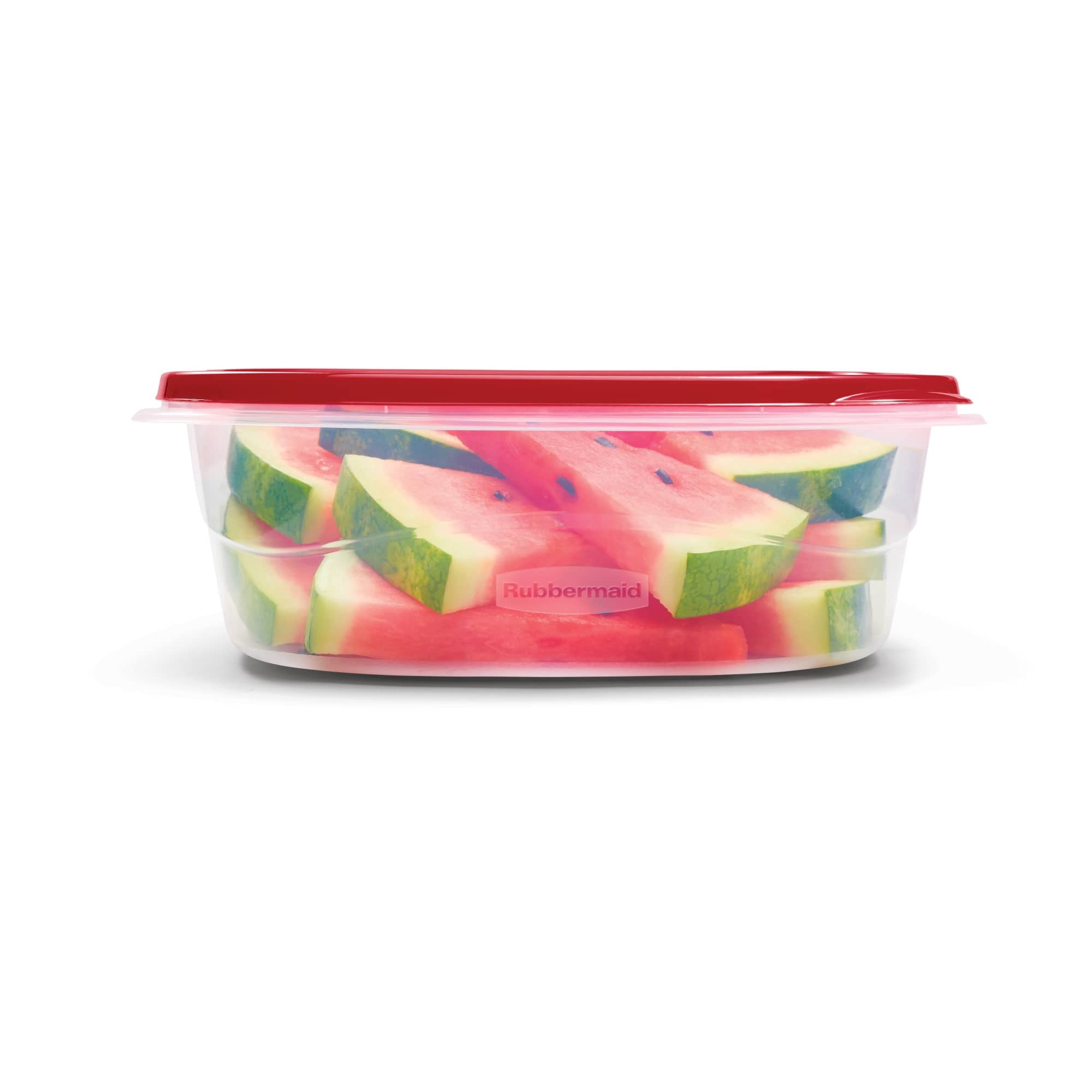 TakeAlongs 1.26-Cup Small Square Food Storage Containers, Ruby Red, 5 pack - Image 4