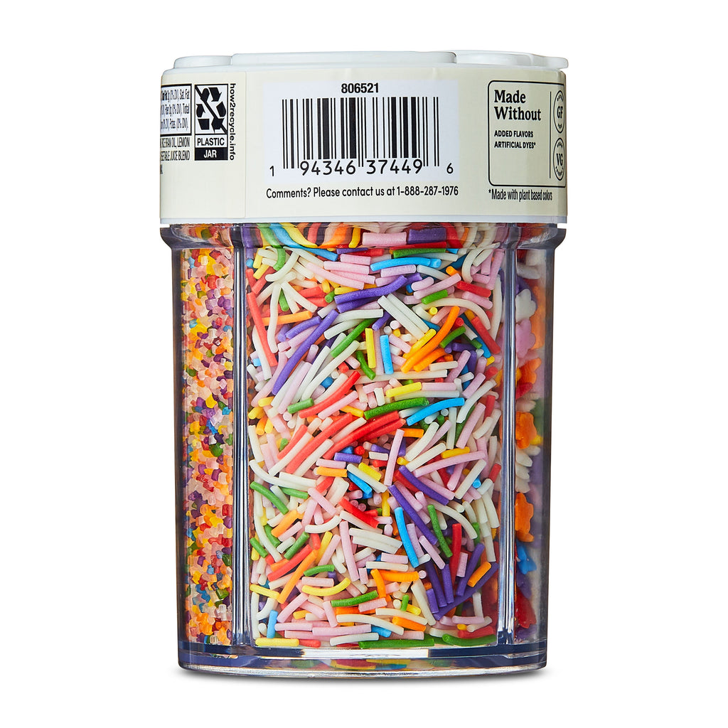 4-Cell Rainbow Multicolor Sprinkles, 3.9 oz - Image 6