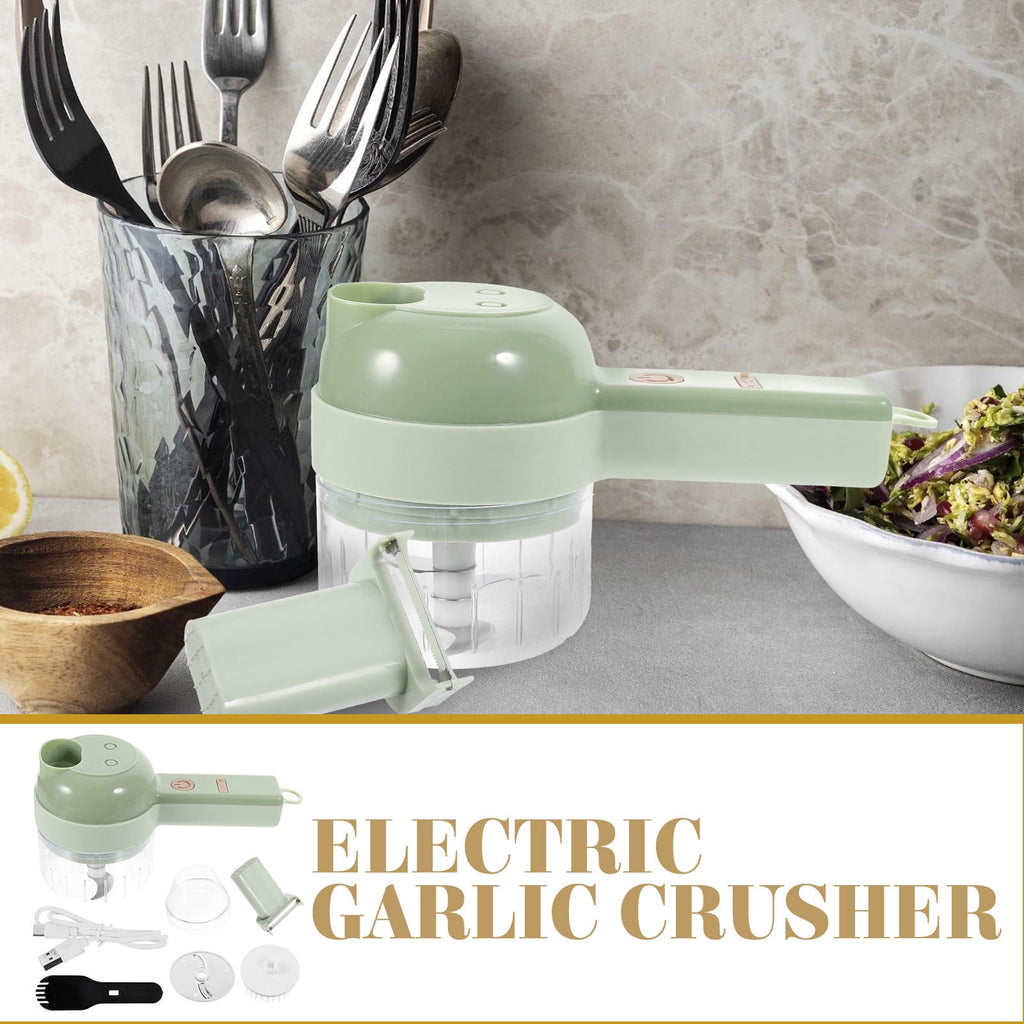 Garlic Chopper and Vegetable Slicer Set - Kitchen Food Prep Tool for Home Cooking and Preparation - Image 6