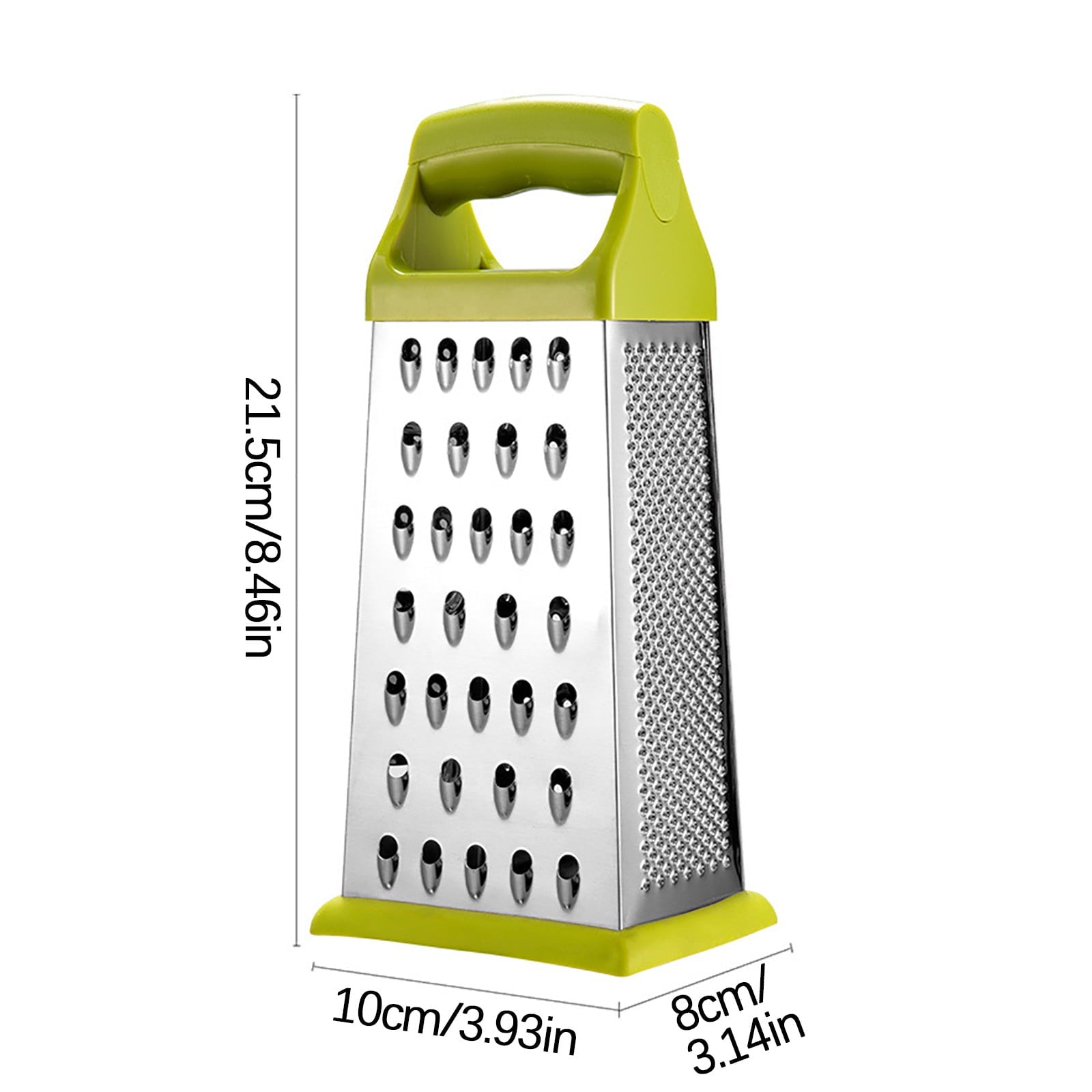 8 Inch Four Sided Vertical Stainless Steel Fruit and Vegetable Shredder Tool, Kitchen Slicer Chopper Grater Cutter fo... - Image 3