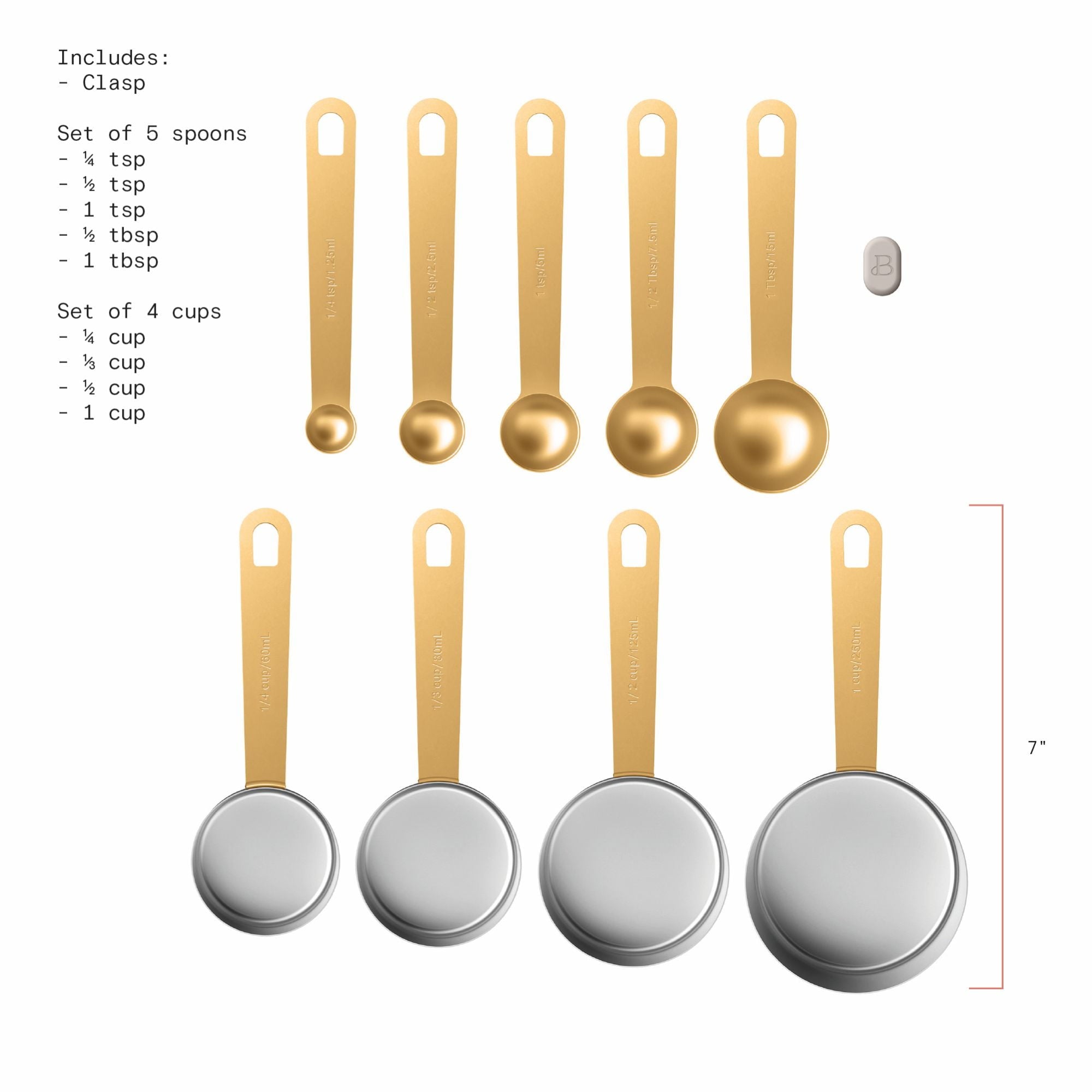 9-Piece Measuring Kitchen Utensil Set - Image 5