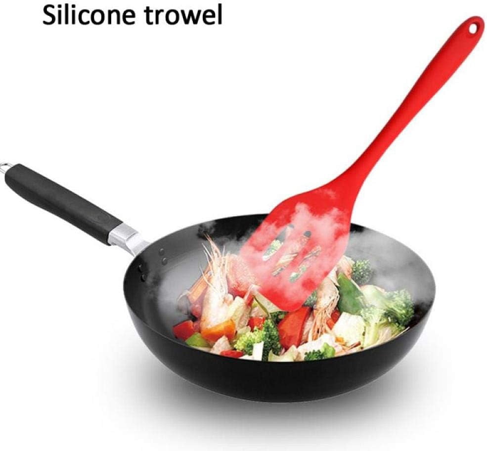 Cooking Utensil Set,Silicone kitchenware 5-Piece Set Cooking Spoon Spatula Whisk Brush Kitchen Tool Color Box Packaging Cooking Tool Sets Wh - Image 4