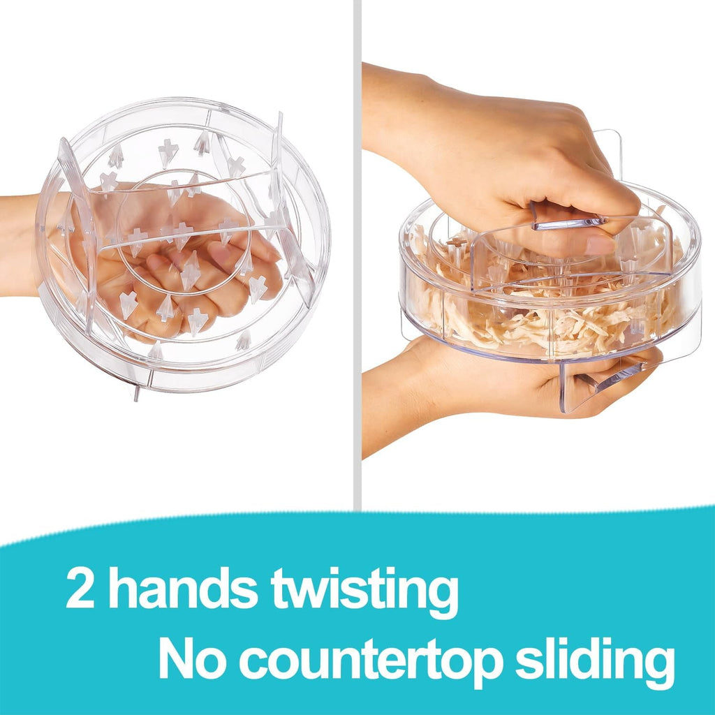Clear Tool Twist, Meat Tool Twist, Breast Food Shredded Tool Twist Grinder Machine for Dog and Cat Food Meal Prep - Image 4