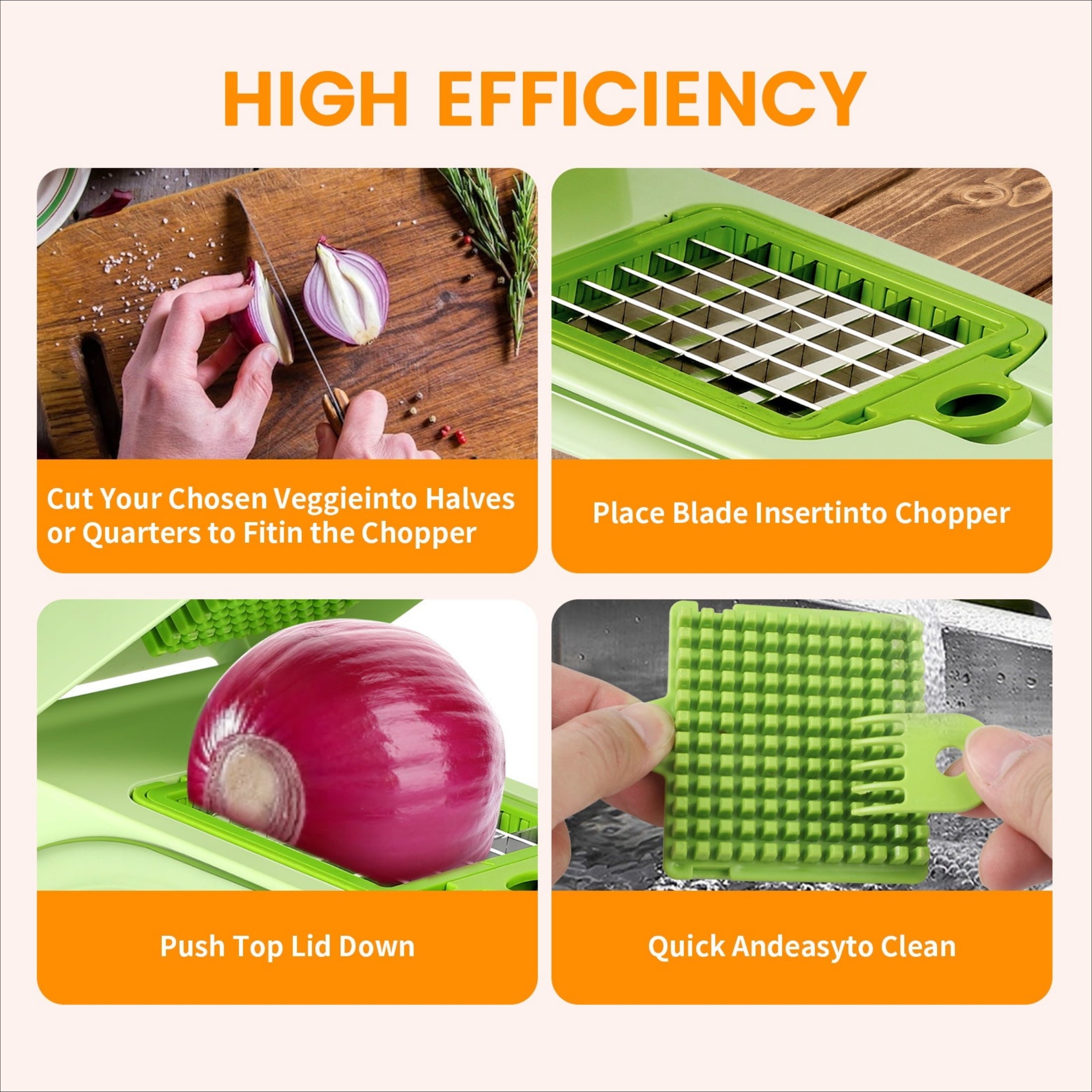 with 8 Blades & Container Mandoline Slicer & Shredder for Potato, Onion, Salad, Essential Kitchen Gadget - Image 4