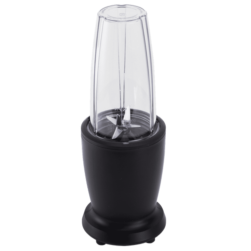 10-Piece Blender Set, Black, 300W, with 3 Jars (10oz, 16oz, 18oz), 2 Drinking Lids, Stainless Steel Blade - Image 2
