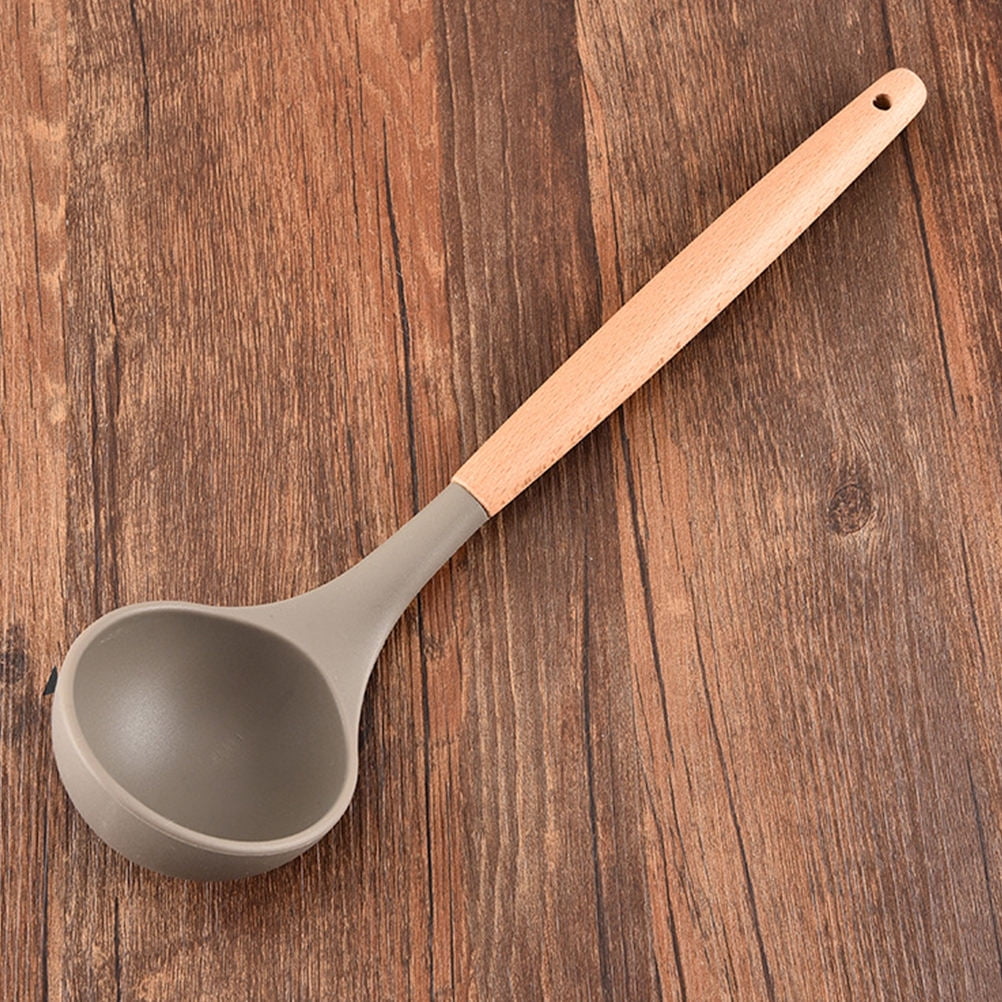 IDEANATEGRATE Reinforced Design Silicone Kitchen Utensil for Cooking Projects 1Pcs 12.2 x 3.1 x 1.2in - Image 5