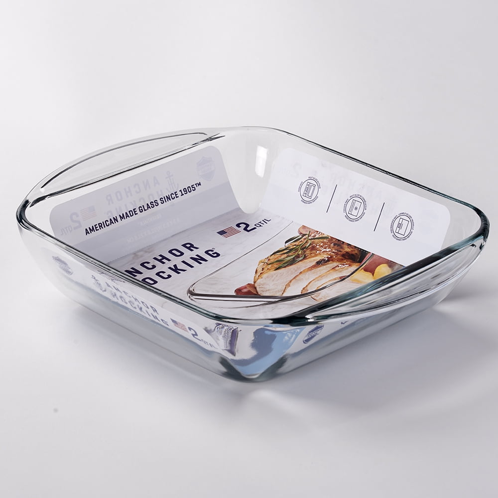 8" x 8" Glass Cake Pan - Image 3