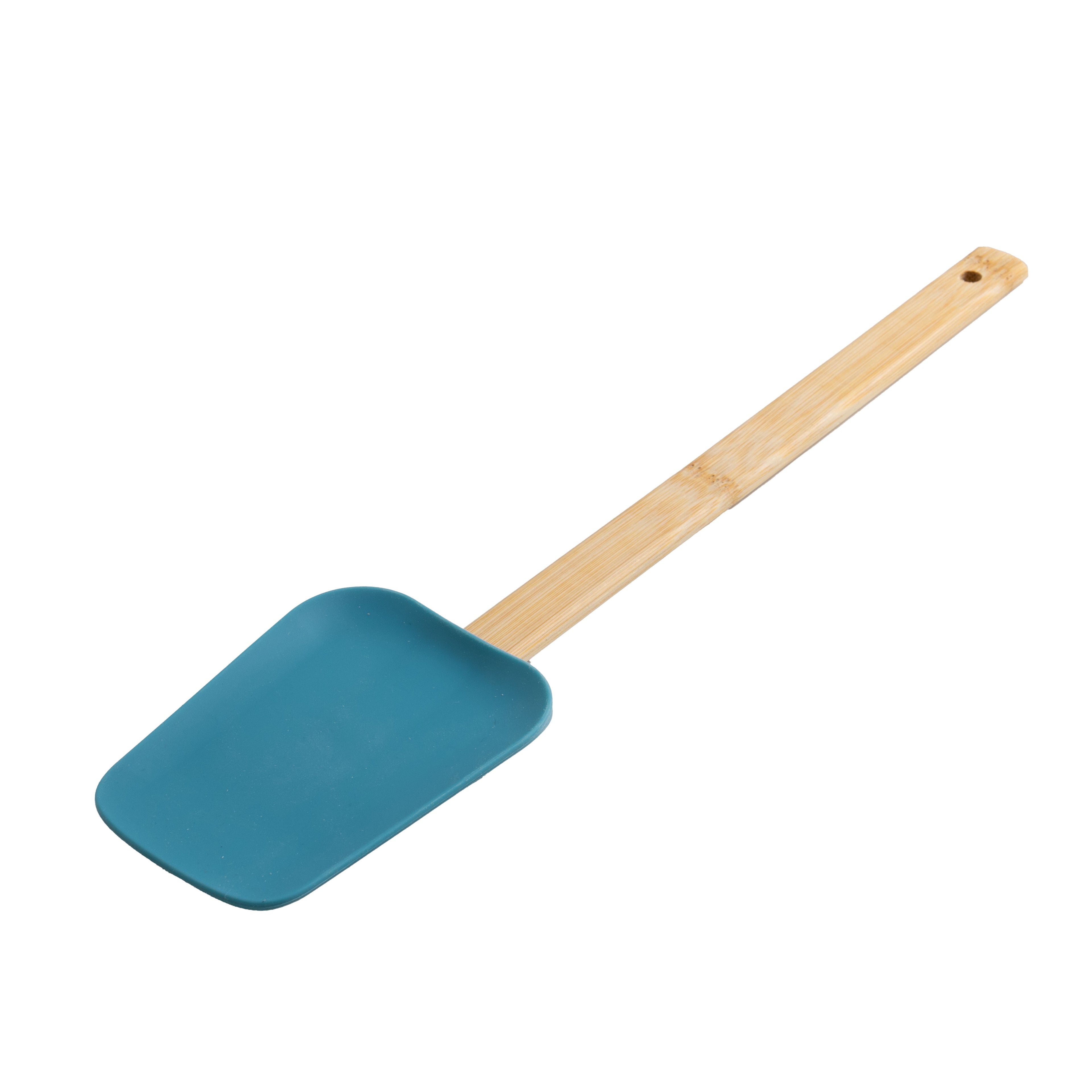 Mainstays 9-Piece Bamboo Gadgets Kitchen and Cooking Utensil Sets, Blue - Image 2