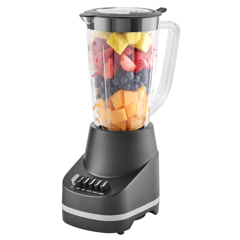 500 W 6-Speed Blender With 48 oz/1.5 L Jar , Black - Image 2