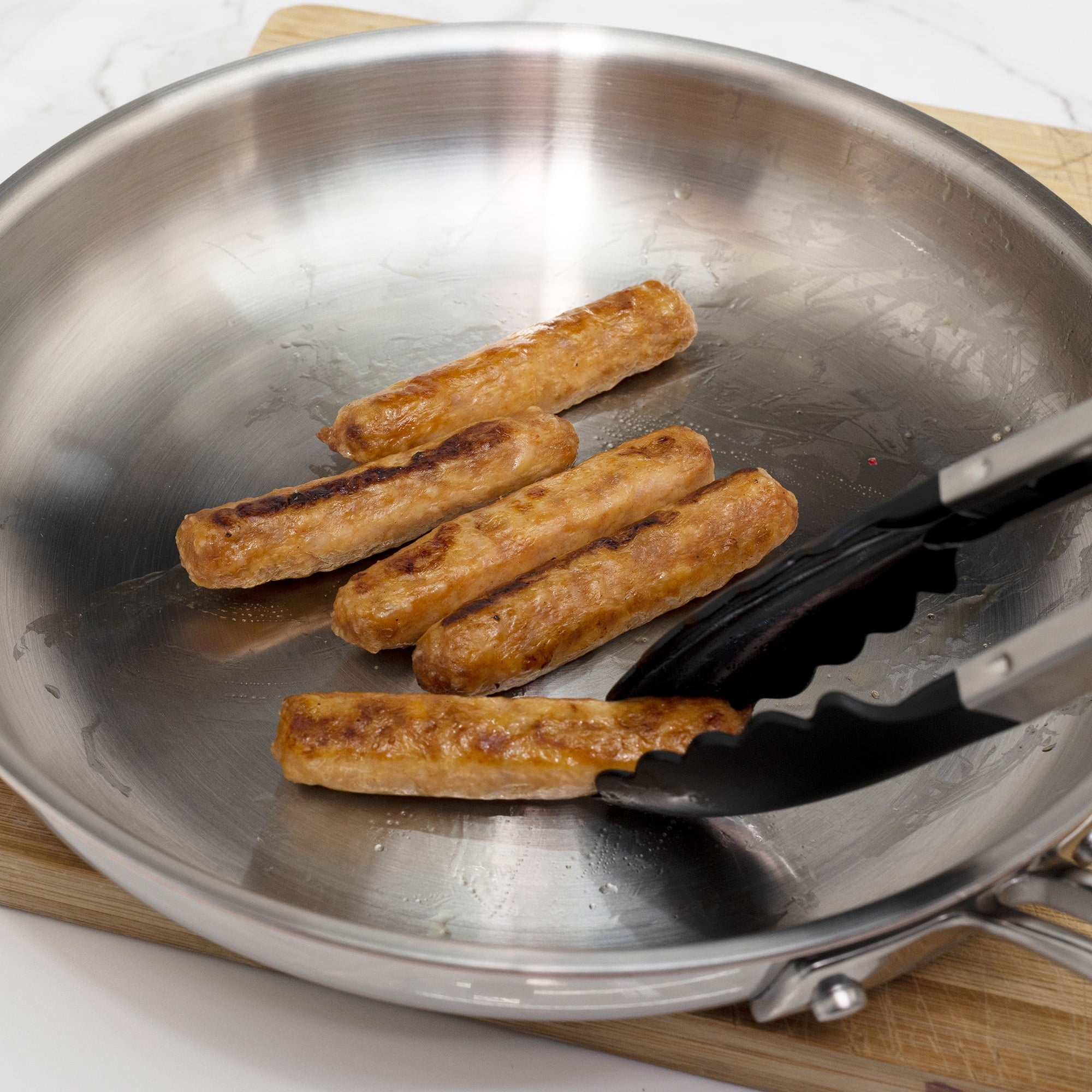 13 Inch Rust Resistant Nylon End Stainless Steel Dripless Kitchen Tongs - Image 3