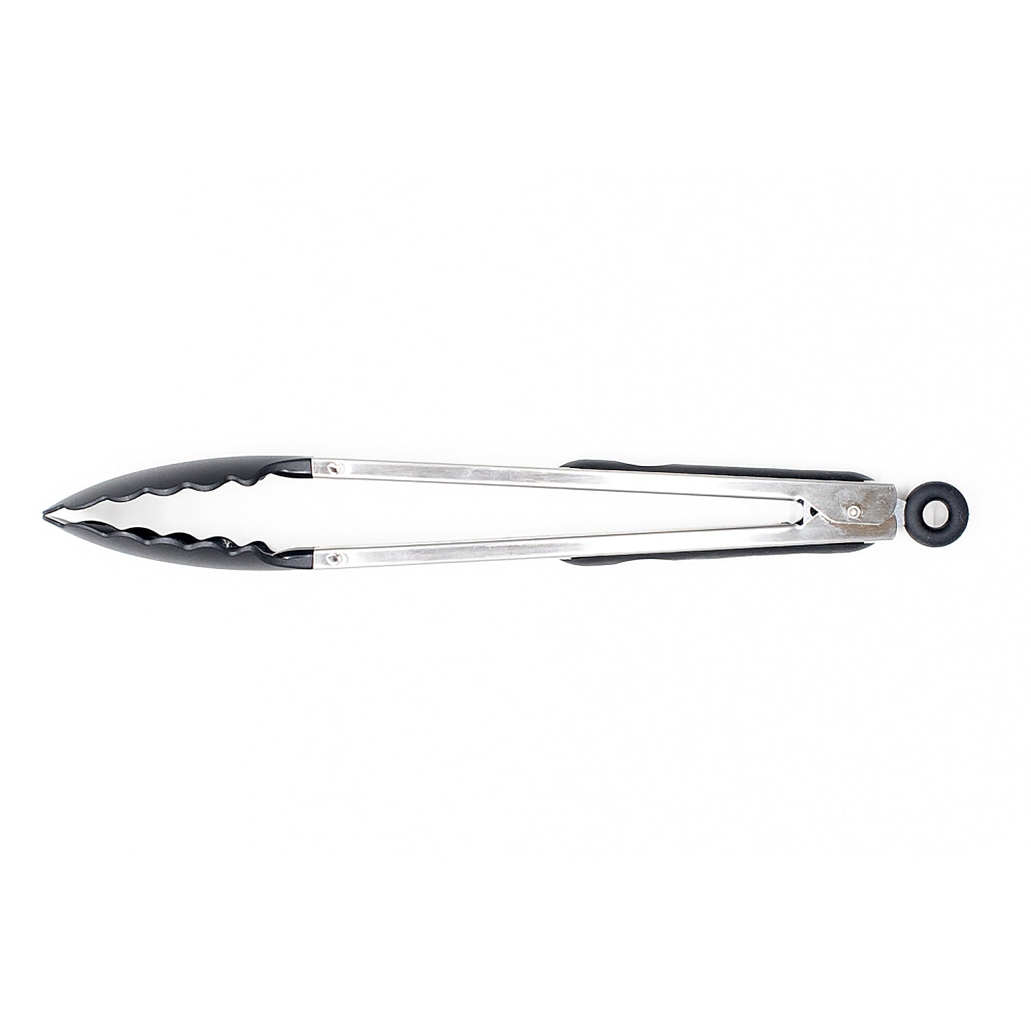 13 Inch Rust Resistant Nylon End Stainless Steel Dripless Kitchen Tongs - Image 2